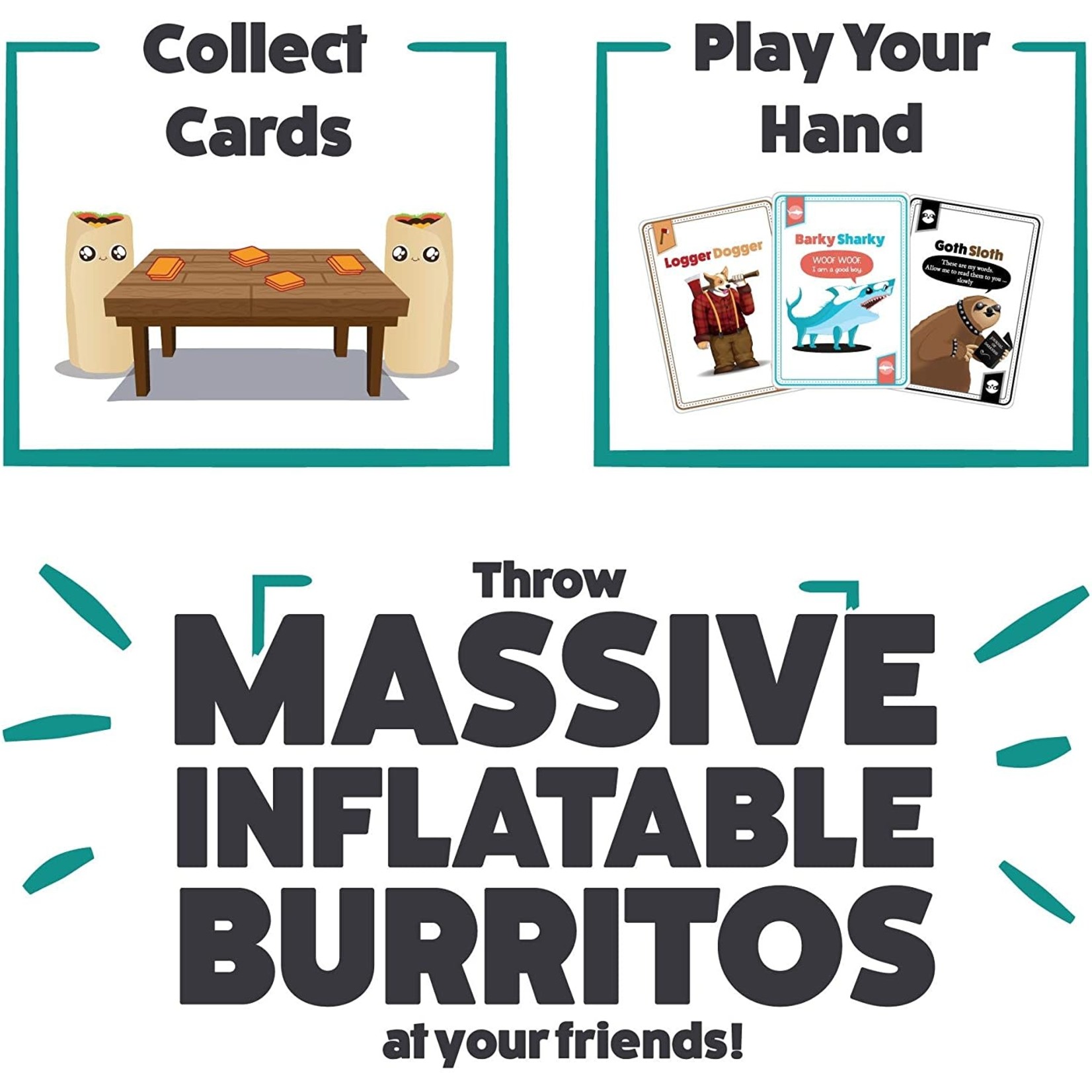 Exploding Kittens Throw Throw Burrito: Extreme Outdoor Edition