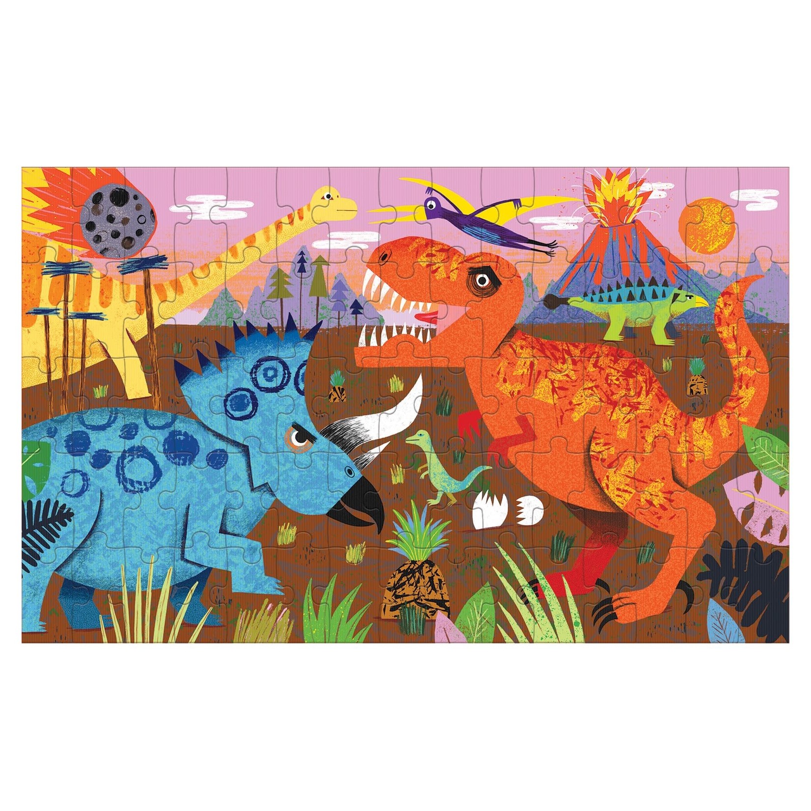 Mudpuppy Lenticular Puzzle - Dinosaur Roar 75 Piece