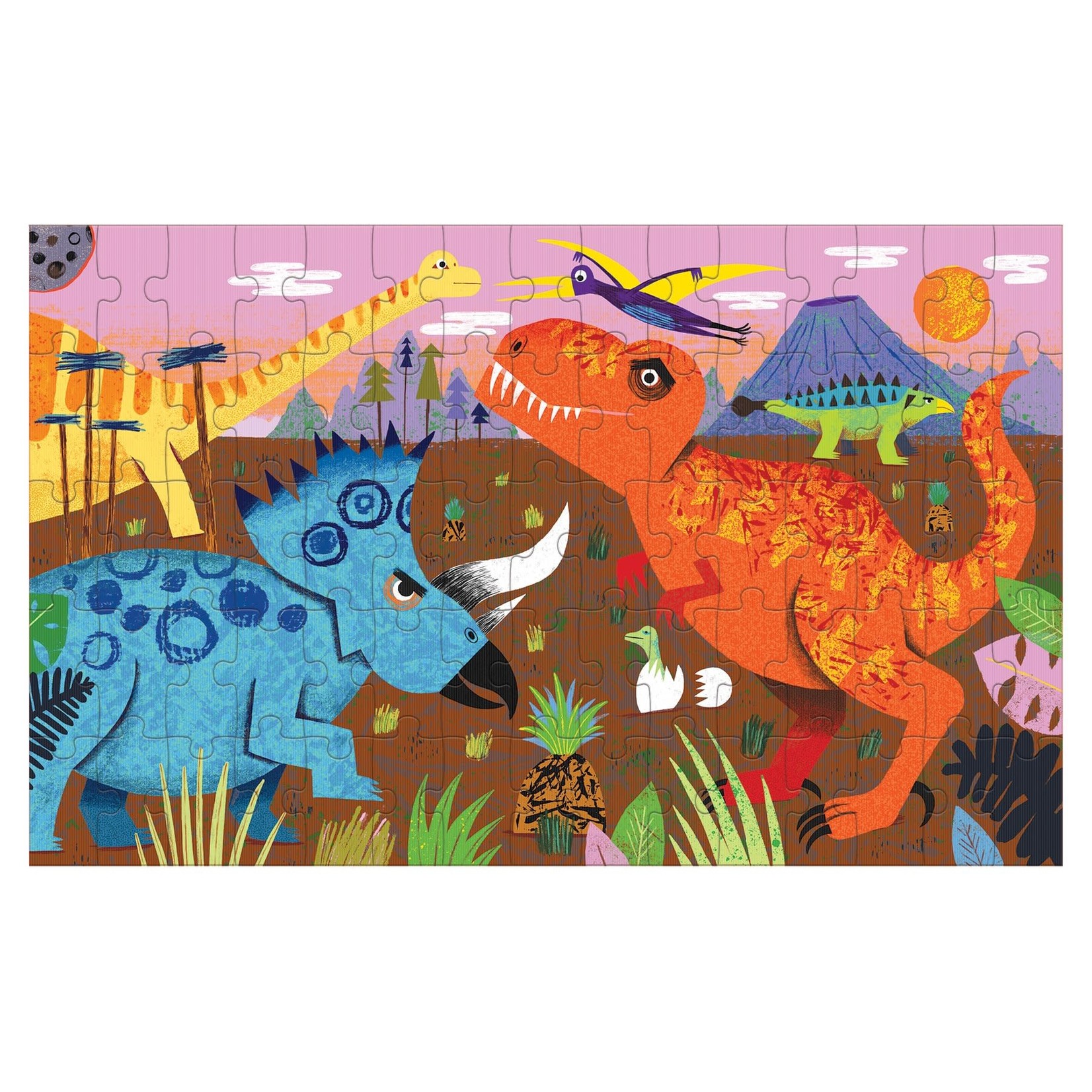 Mudpuppy Lenticular Puzzle - Dinosaur Roar 75 Piece