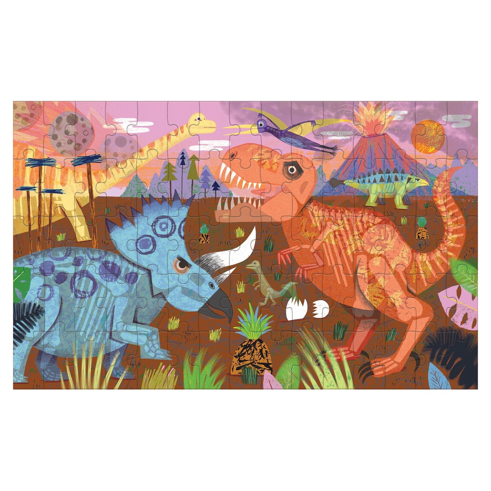 Mudpuppy Lenticular Puzzle - Dinosaur Roar 75 Piece
