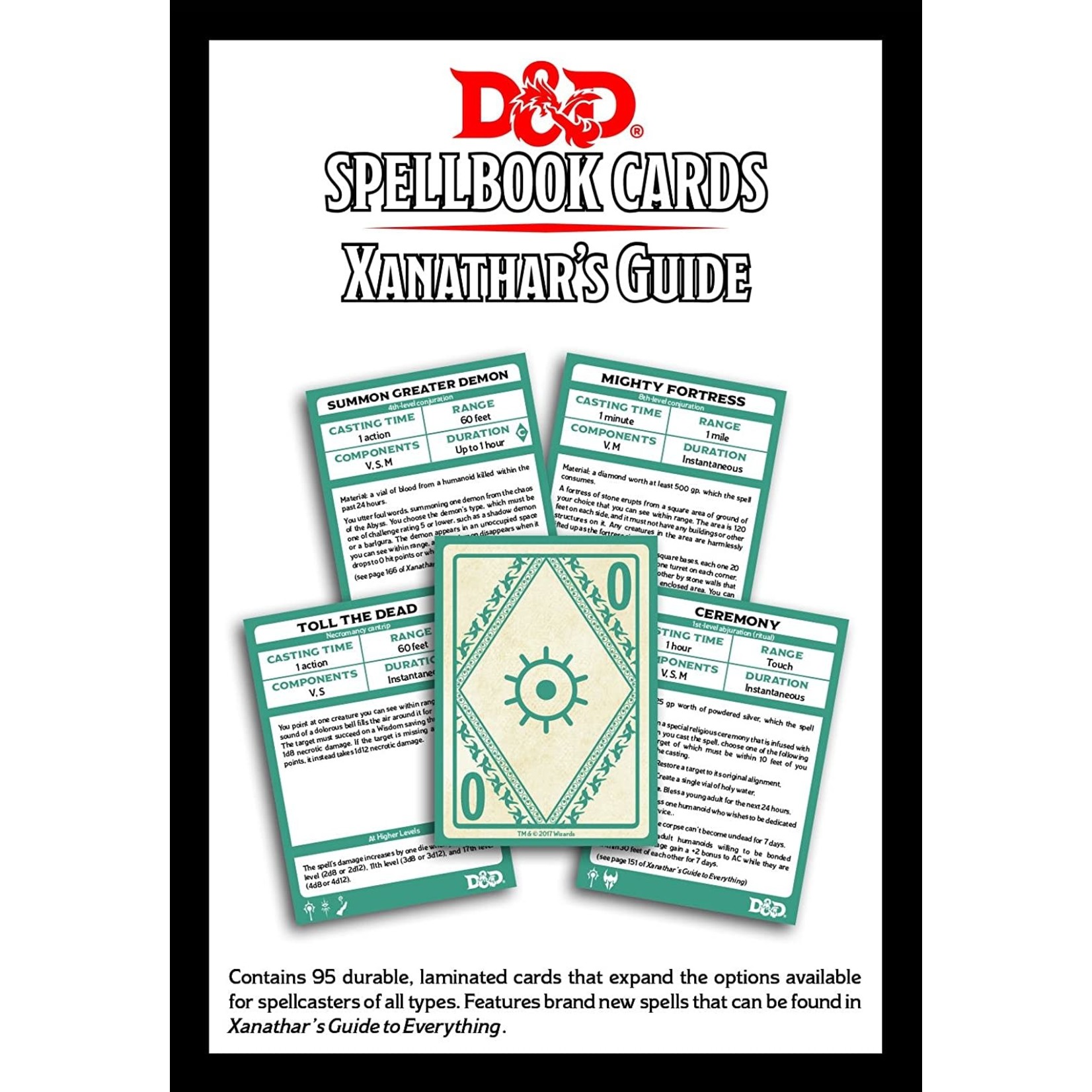 Gale Force Nine D&D Spellbook Cards: Xanathar's Guide to Everything