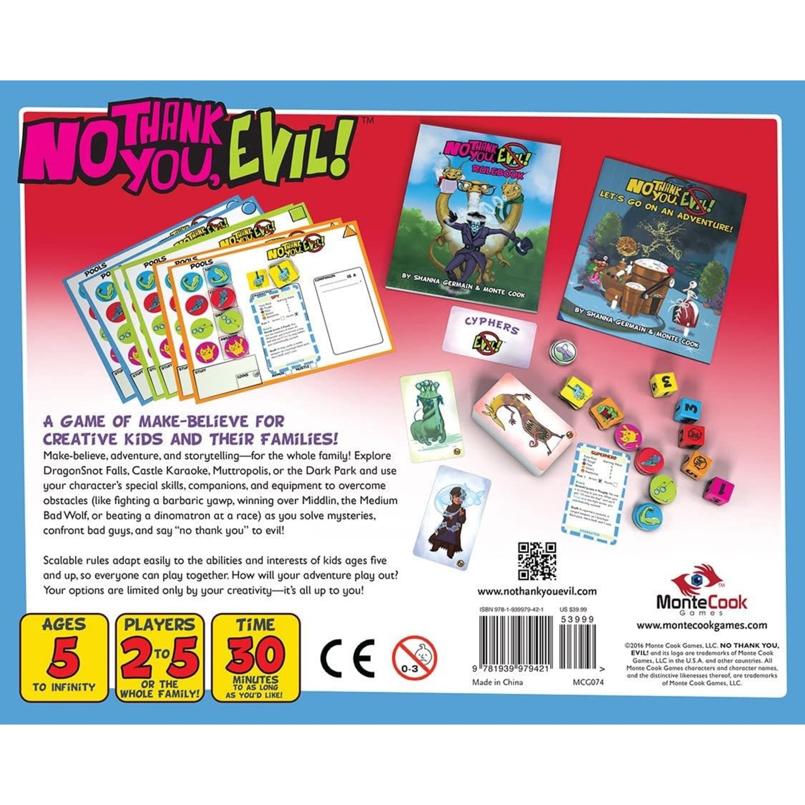 Monte Cook Games No Thank You, Evil!