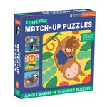 Mudpuppy I Love You Match-Up Puzzles - Jungle Babies