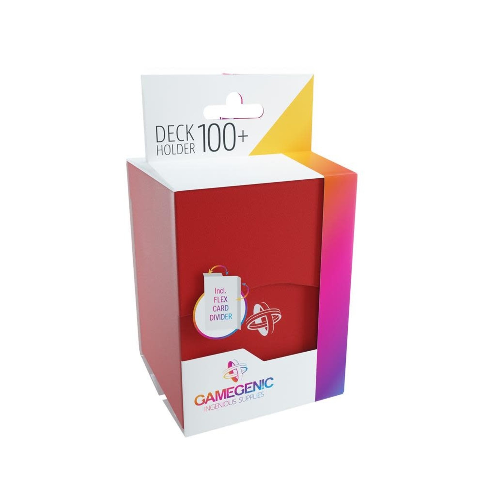 Gamegenic Deck Holder 100+ Card Deck Box: Red