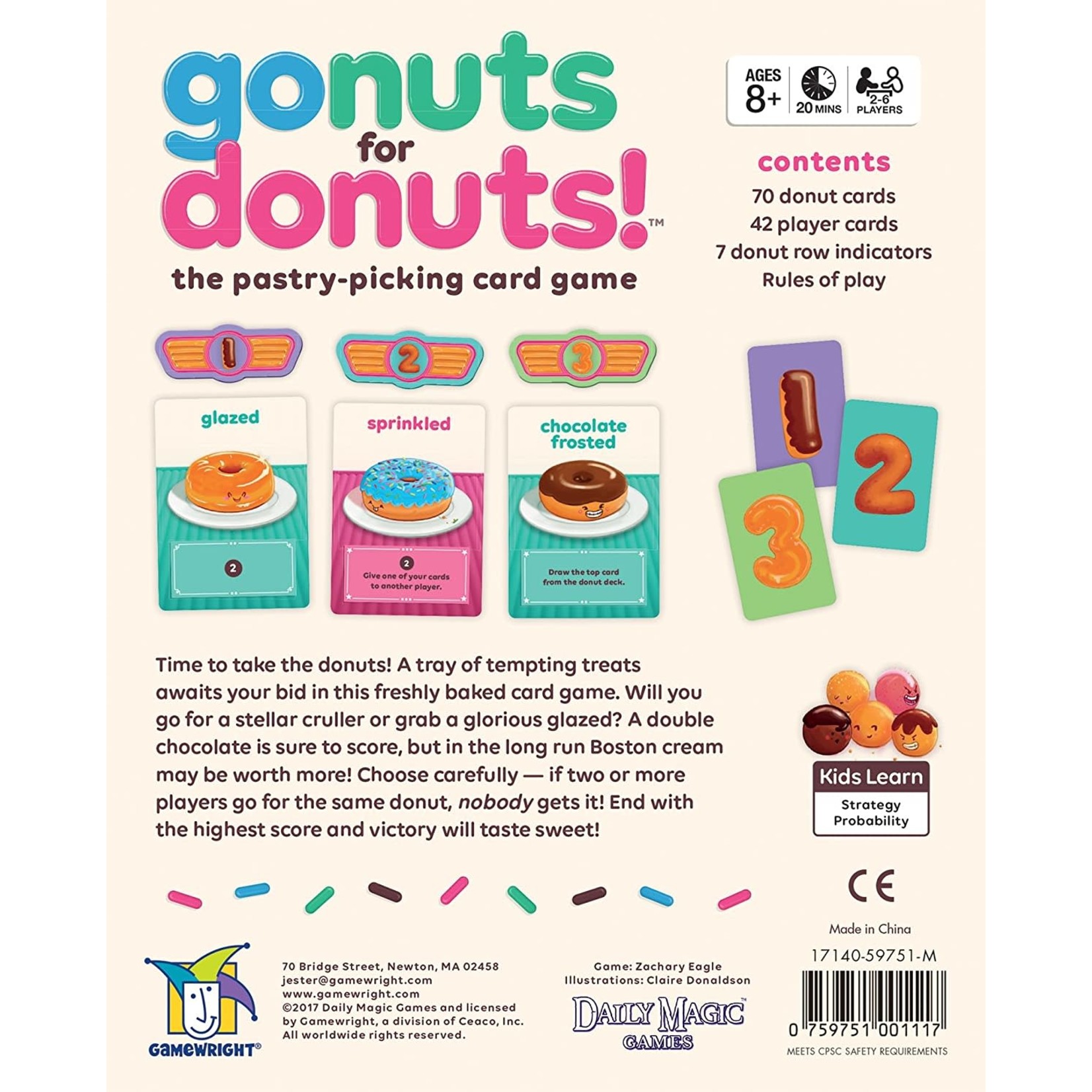 Gamewright Go Nuts for Donuts!