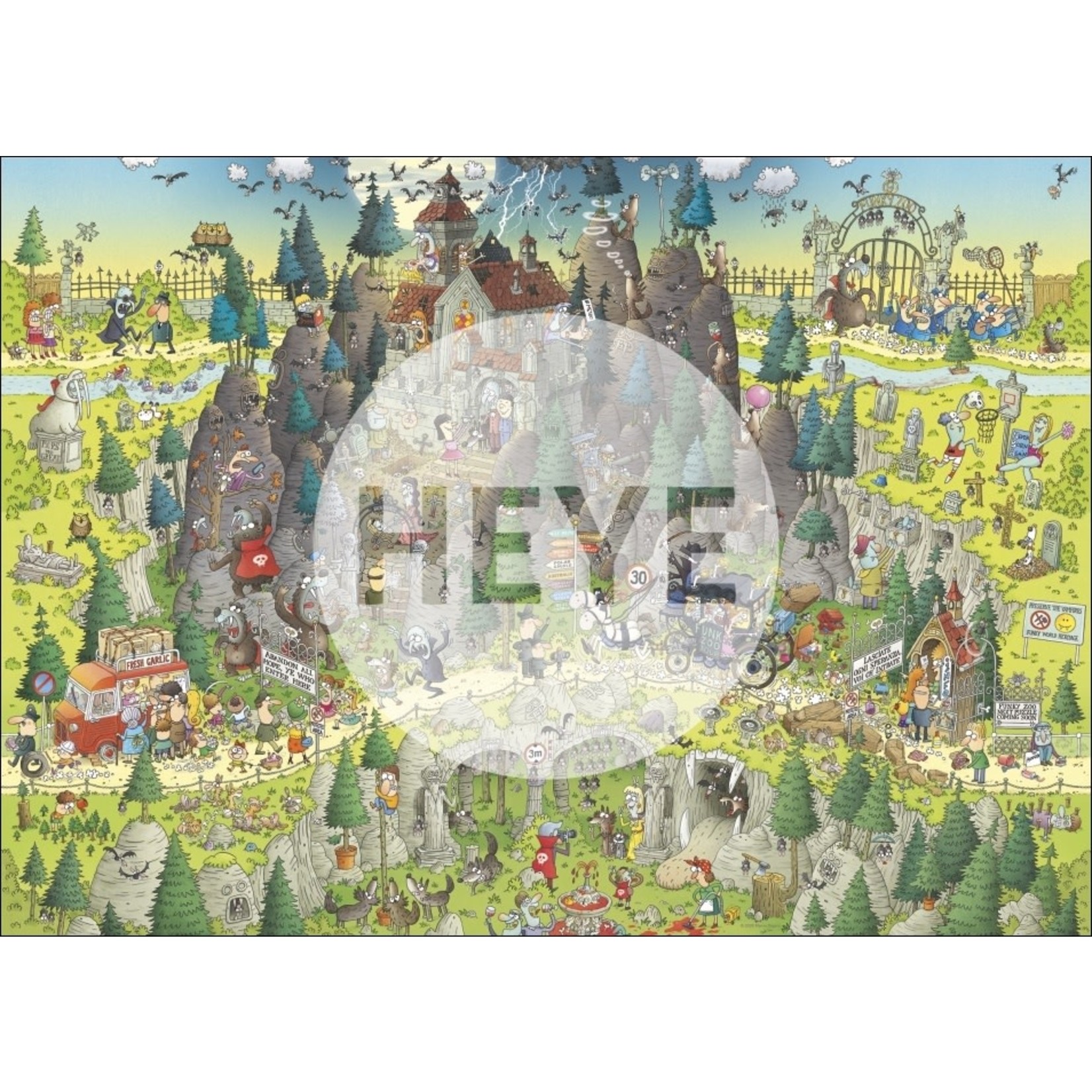 Heye Funky Zoo - Transylvanian Habitat 1000 Piece Puzzle