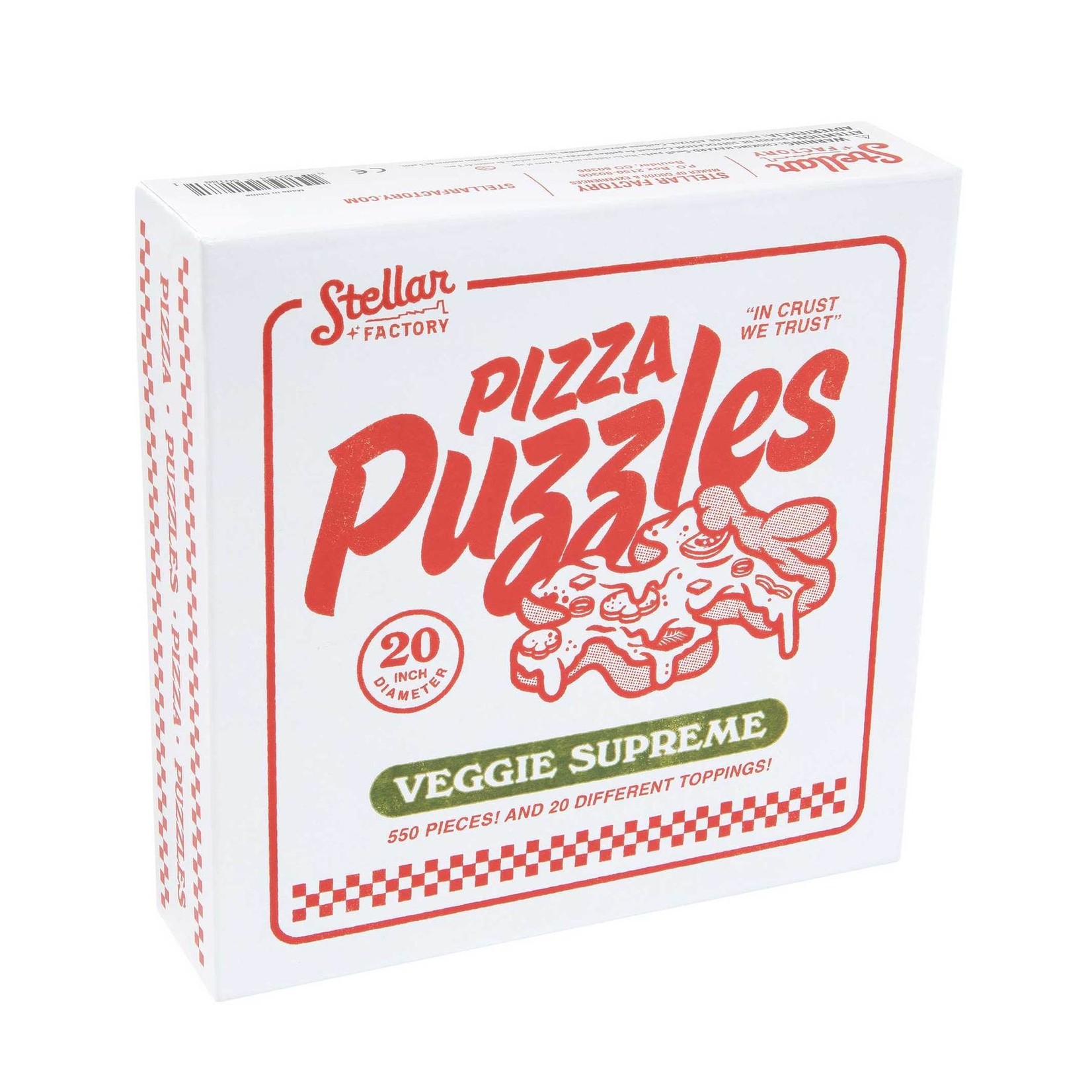 Stellar Factory Pizza Puzzles: Veggie Supreme (550 Pieces)