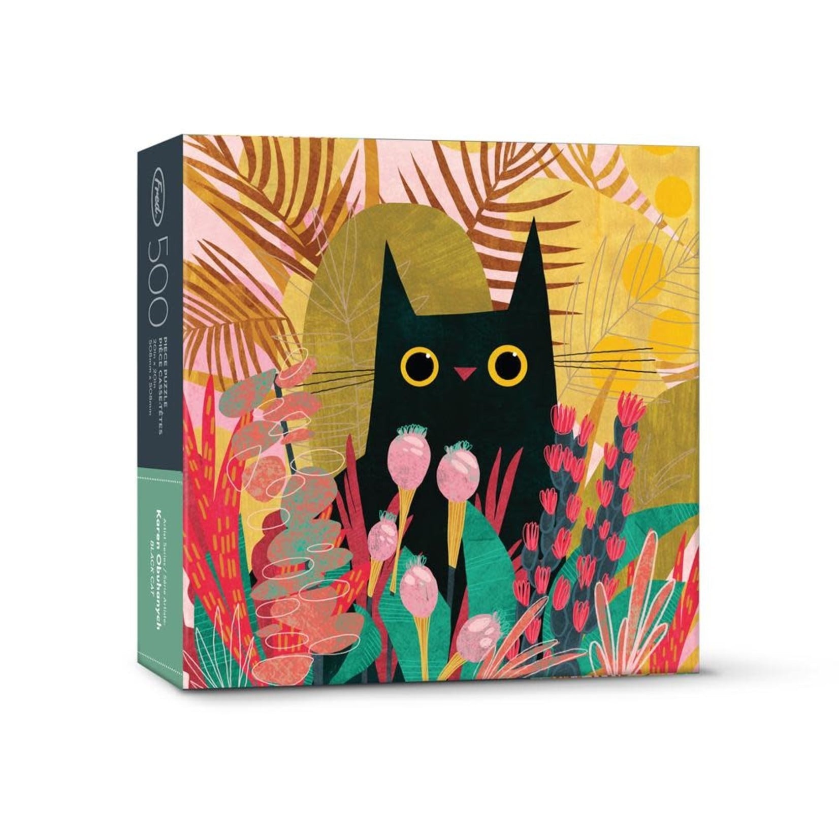 Fred Black Cat 500 Piece Puzzle