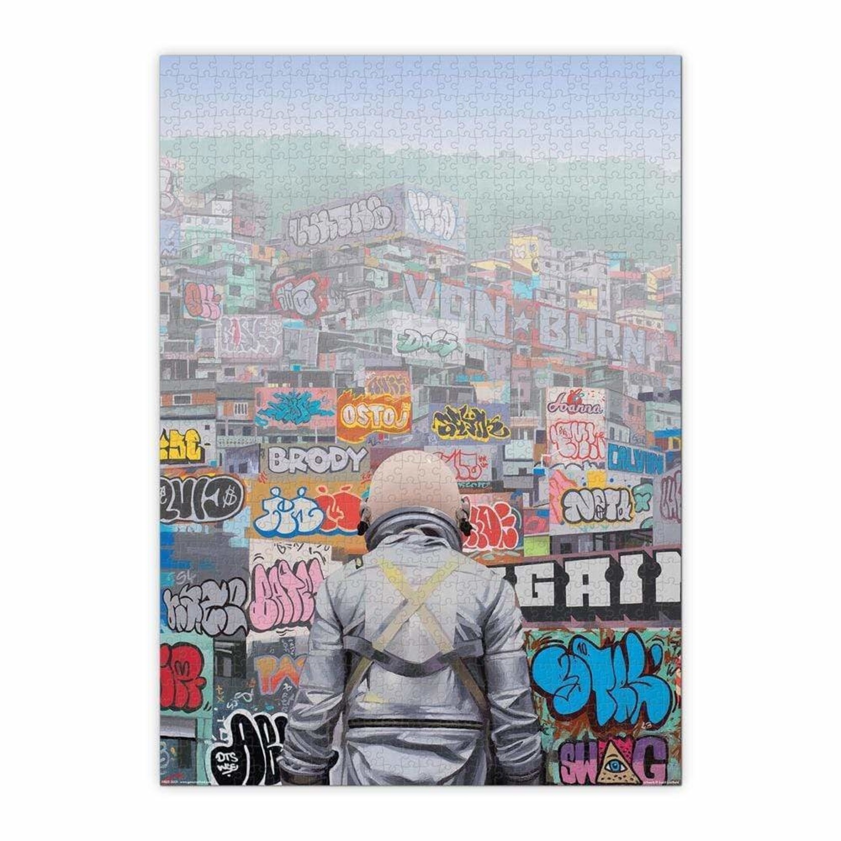 Fred Graffiti City 1000 Piece Puzzle