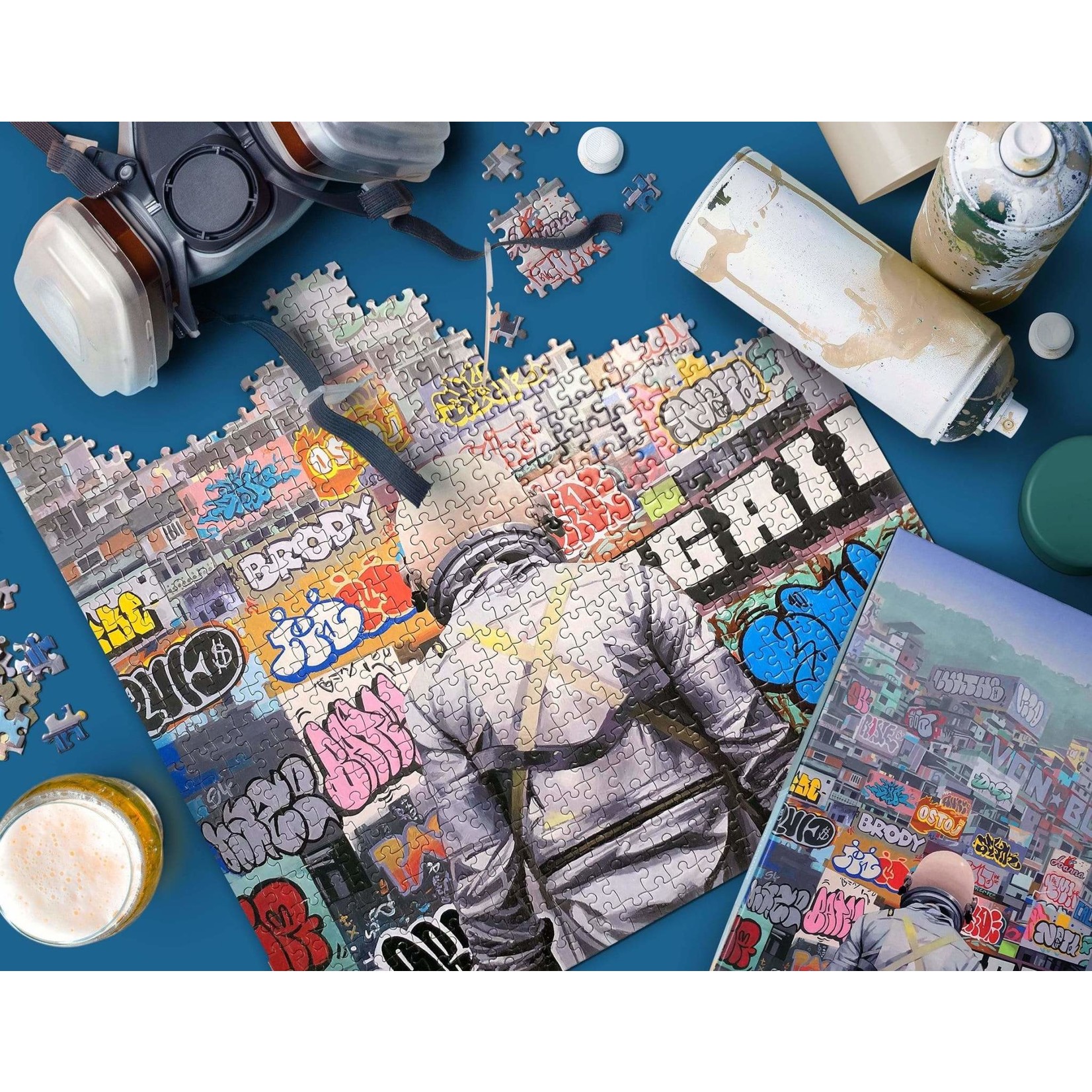 Fred Graffiti City 1000 Piece Puzzle