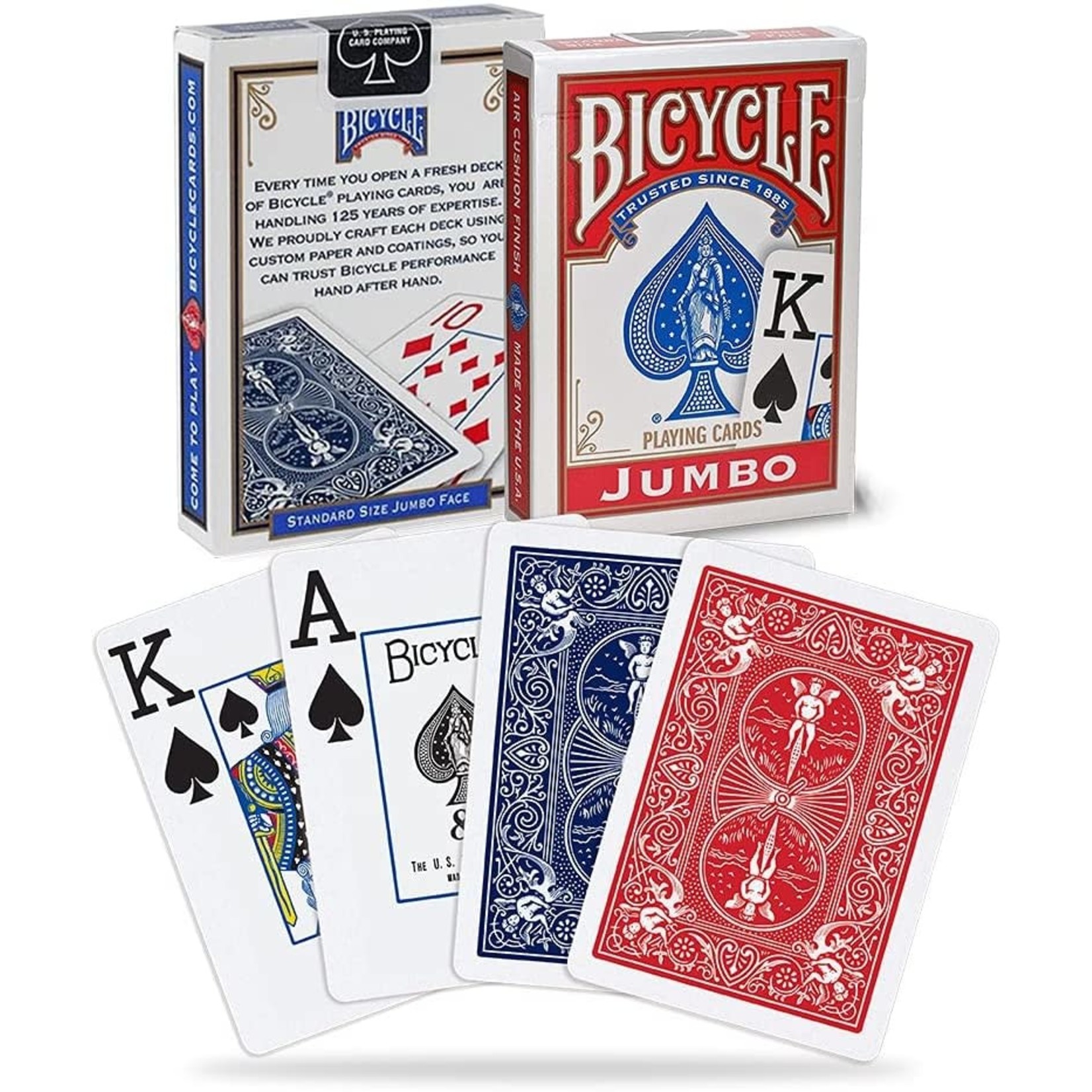 Bicycle Bicycle Playing Cards: Jumbo Index Size