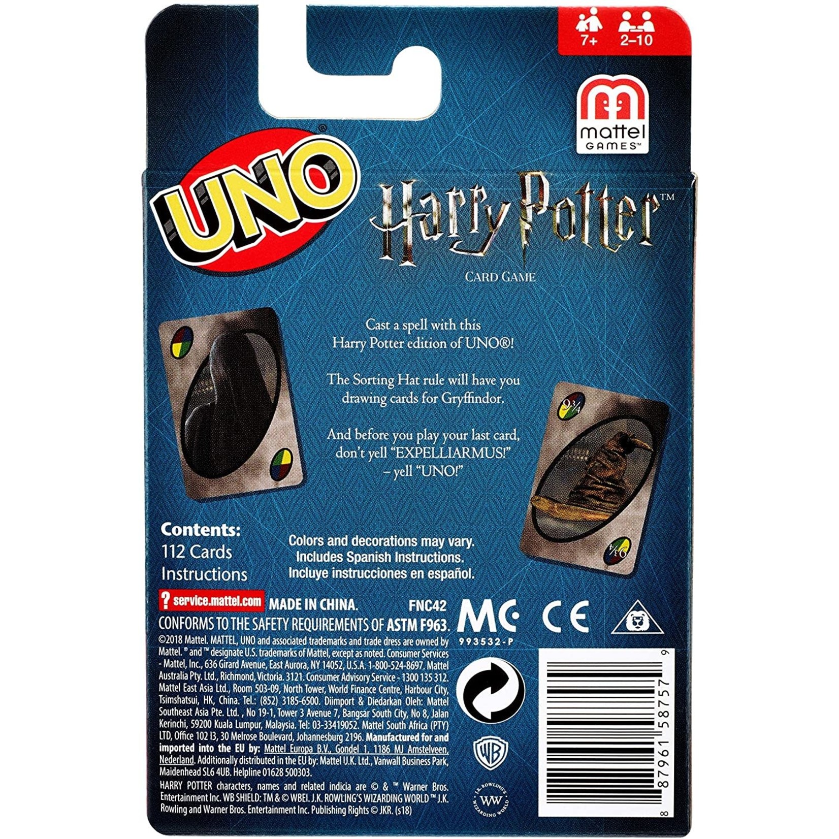 Mattel UNO: Harry Potter