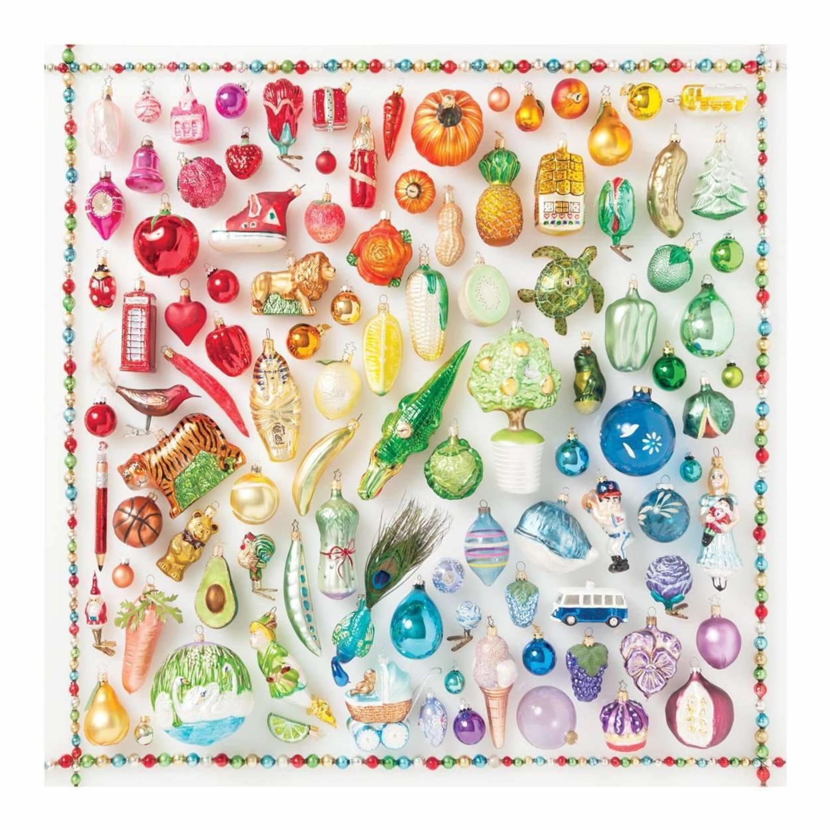 galison Rainbow Ornaments 500 Piece Jigsaw Puzzle