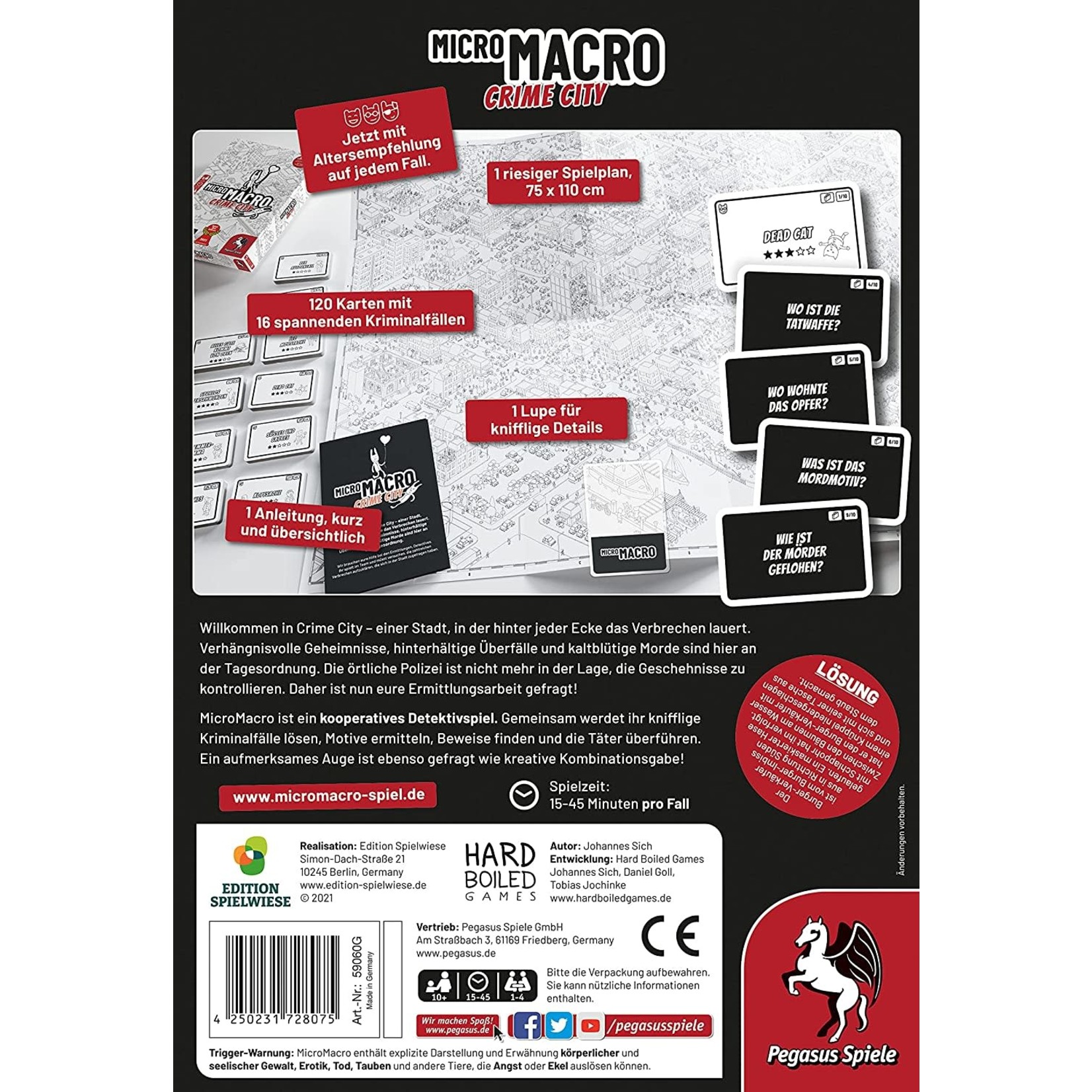 Pegasus Spiele MicroMacro: Crime City