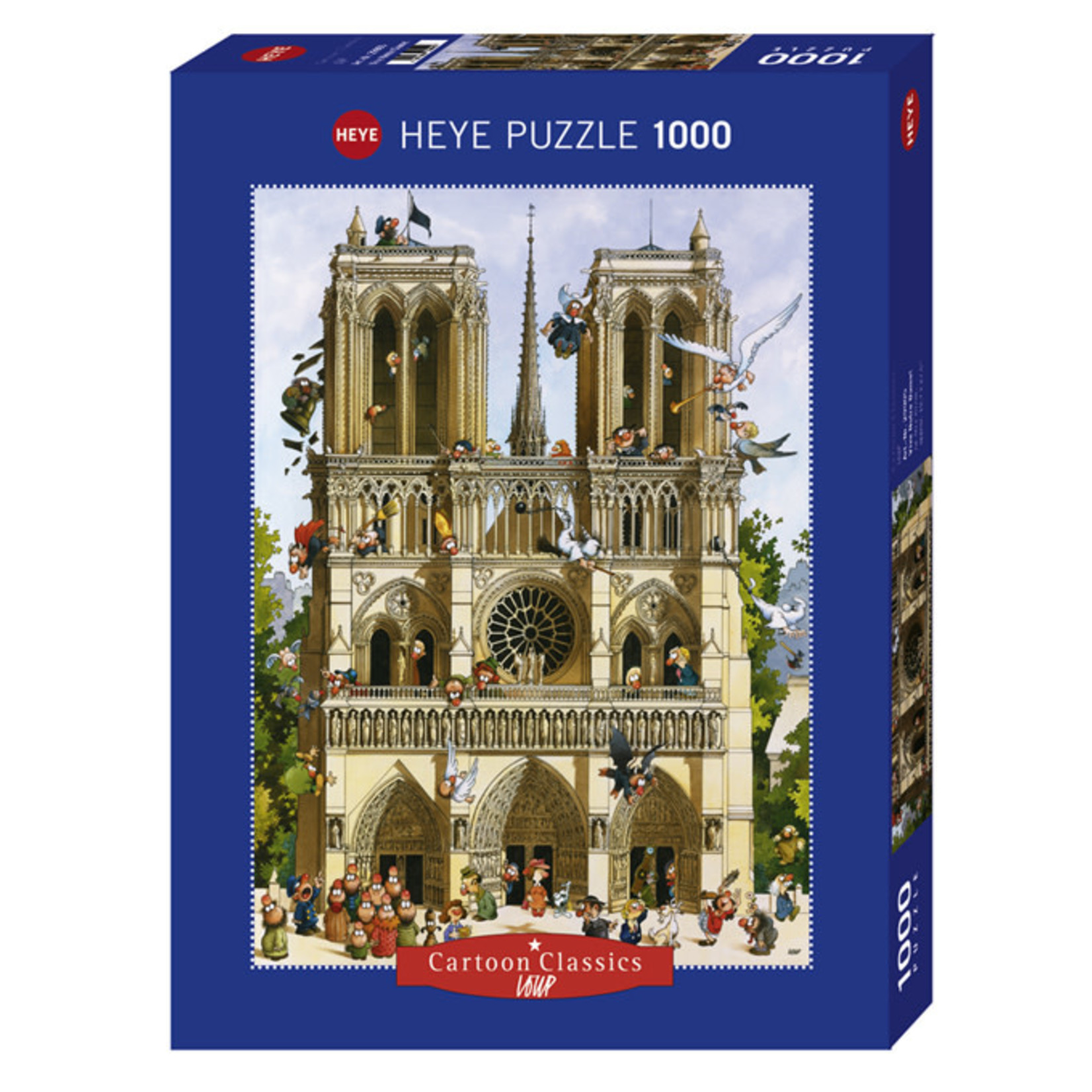 Heye Cartoon Classics - Viva Notre Dame! 1000 Piece Puzzle