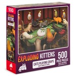 Exploding Kittens Exploding Kittens Cats Playing Craps 500 Piece Puzzle