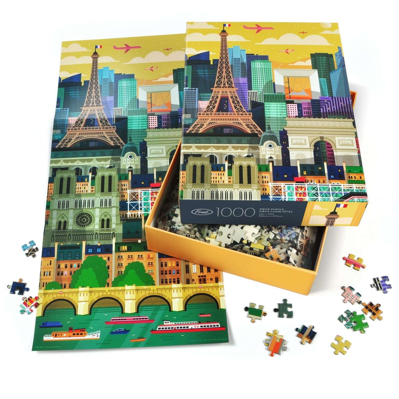Fred Little Friends of Printmaking, The: Paris 1000 Piece Puzzle
