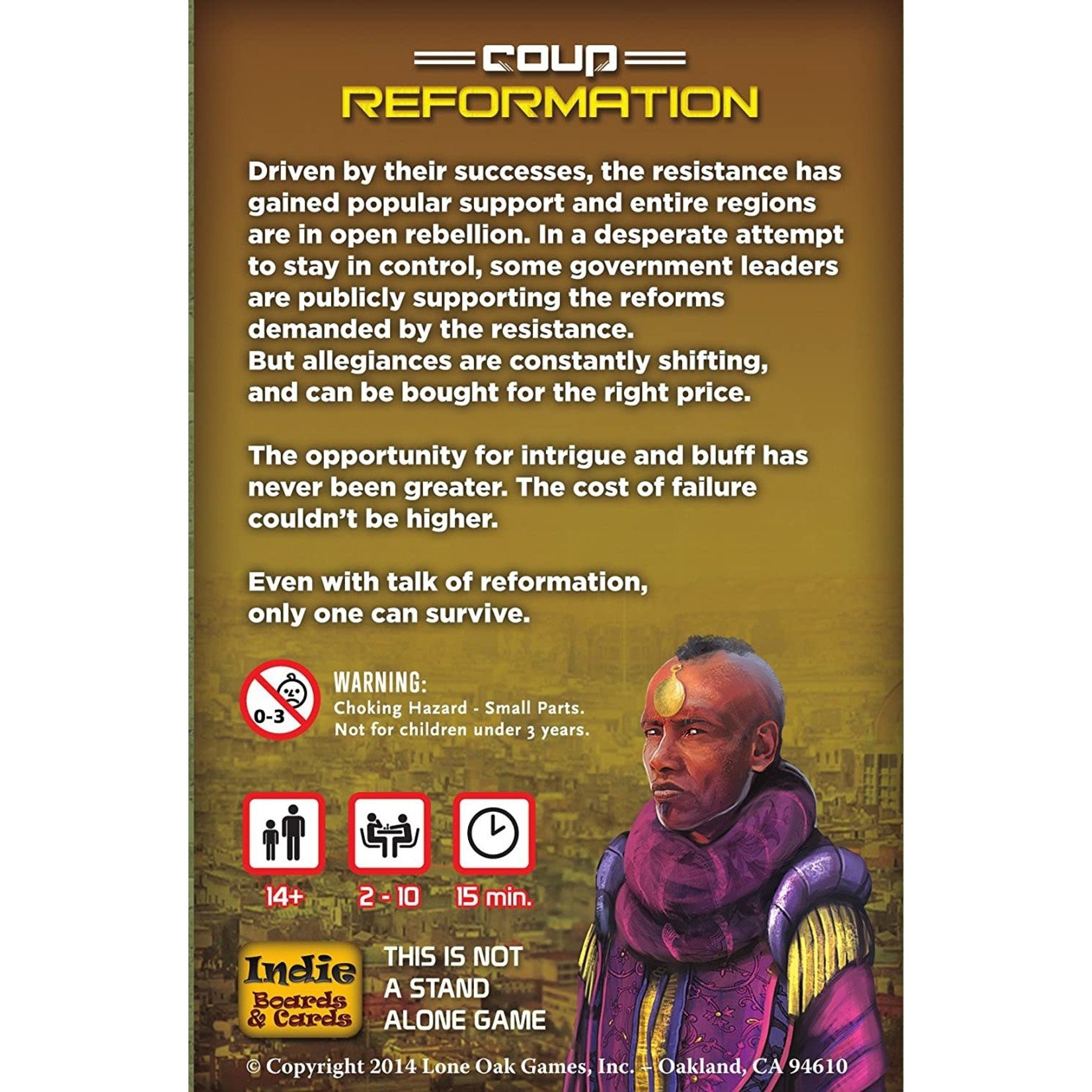 Indie Boards & Cards Coup: Reformation