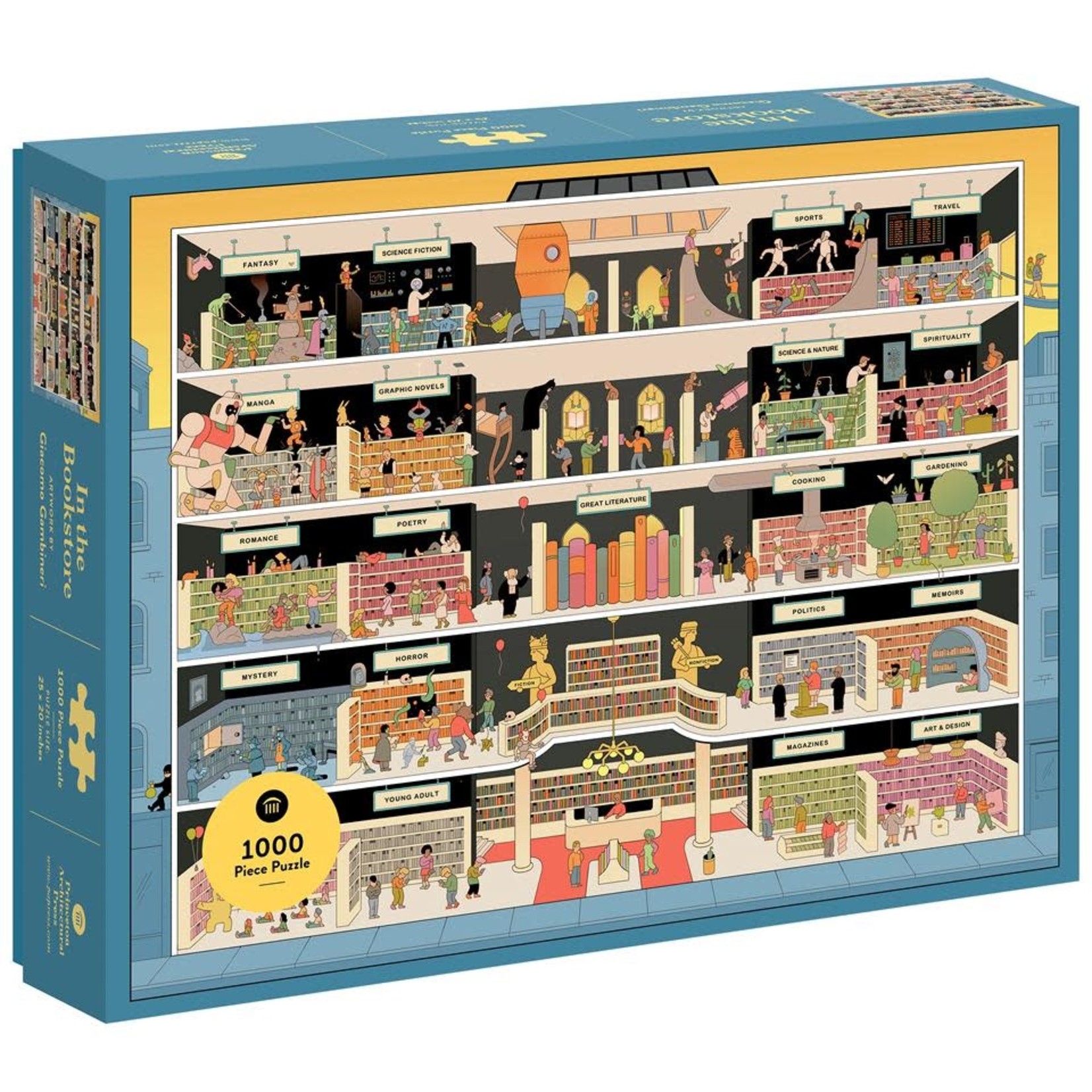 Princeton Architectural Press In the Bookstore 1000 Piece Puzzle