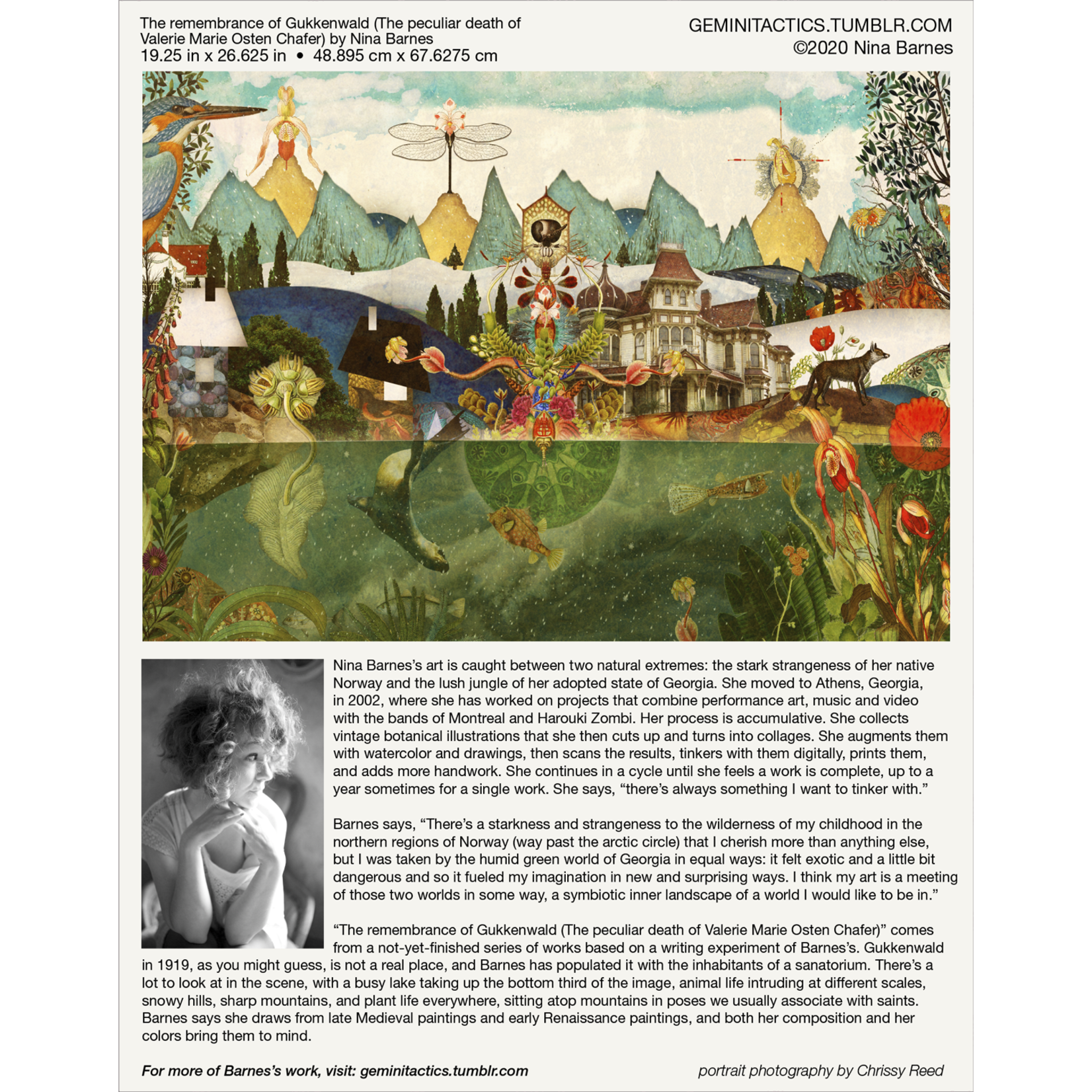 Very Good Puzzle remembrance of Gukkenwald, The (The peculiar death of Valerie Marie Osten Chafer) 1000 Piece Puzzle