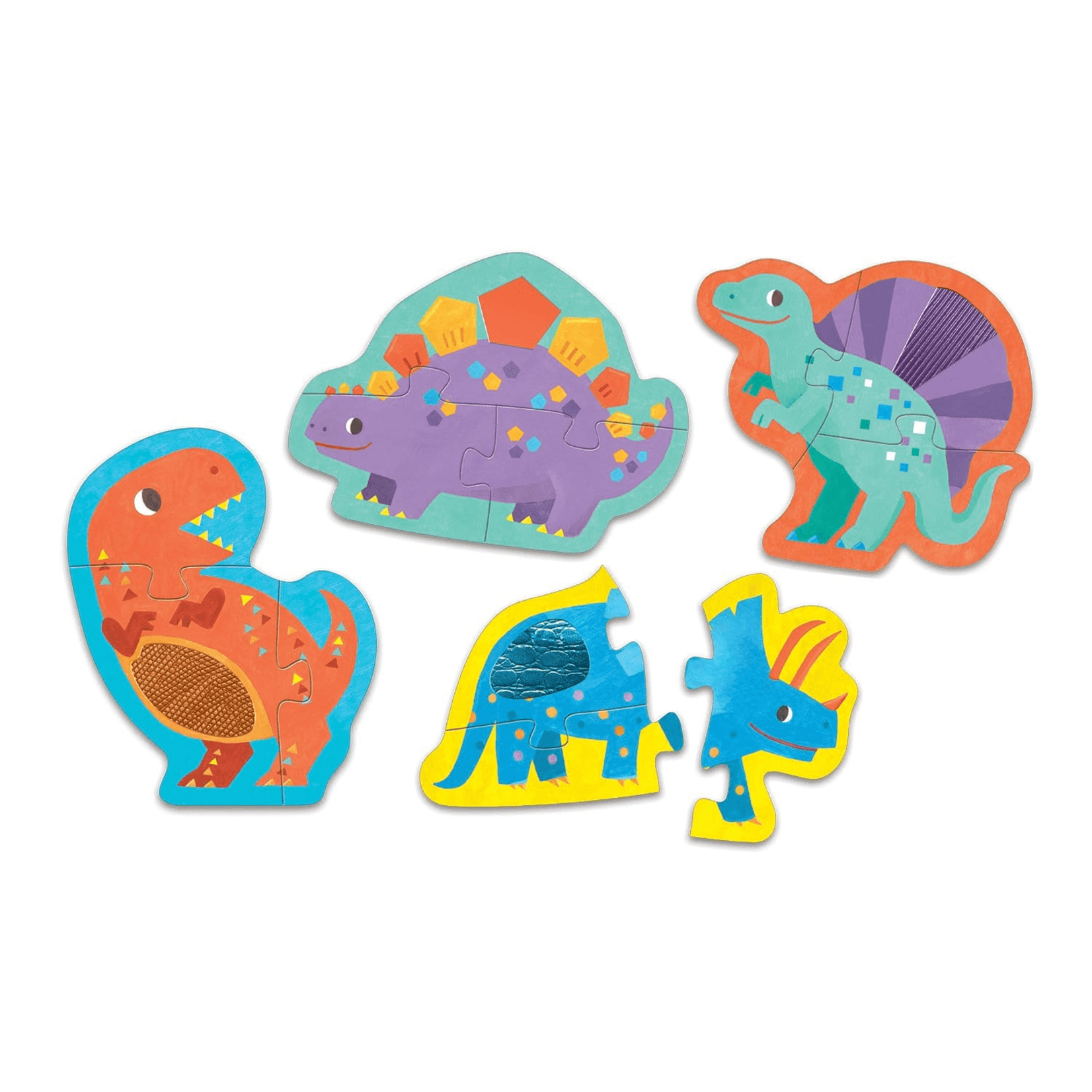 Mudpuppy My First Touch & Feel Puzzle - Mighty Dinosaurs