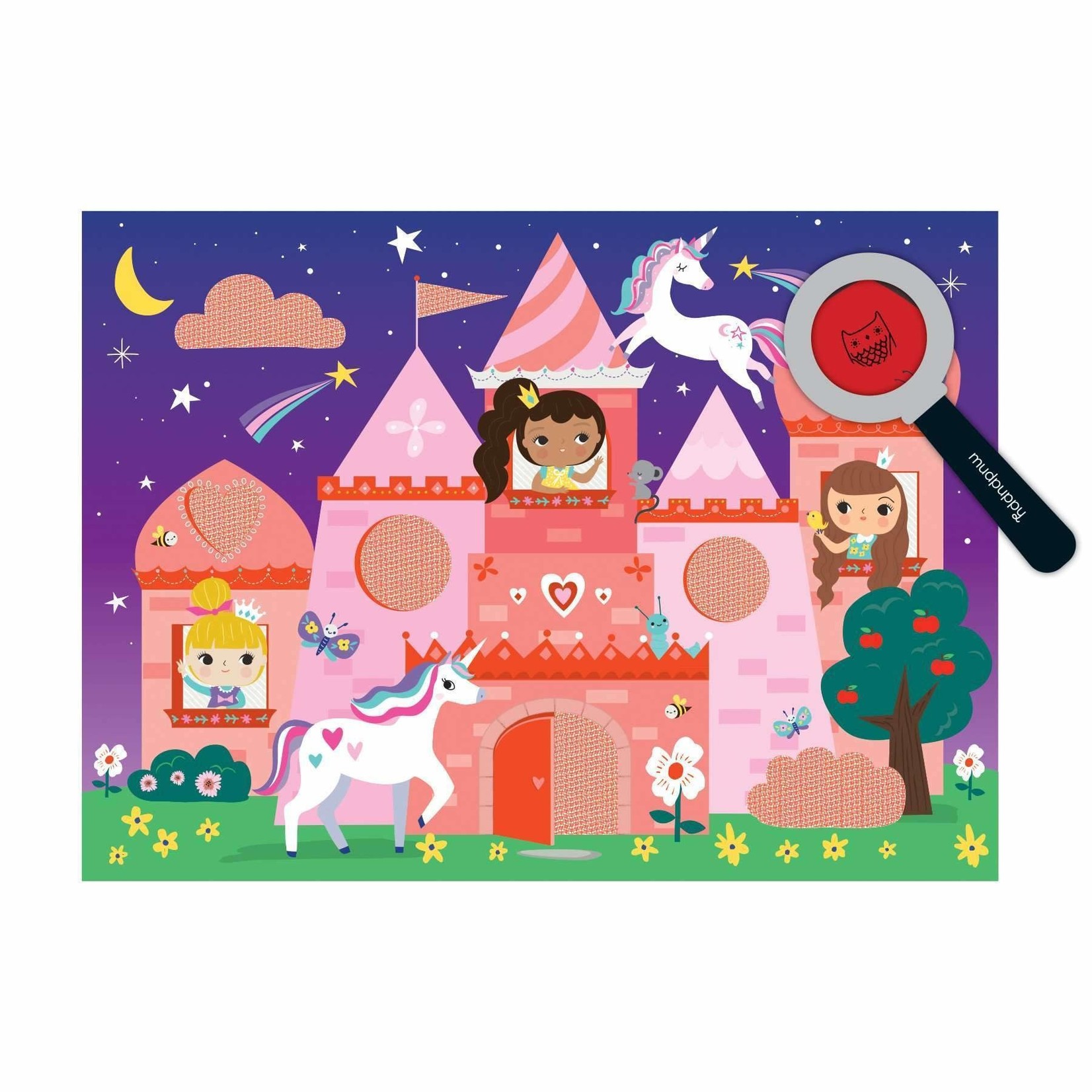 Mudpuppy Secret Picture Puzzles - Unicorn Castle 42 Pieces