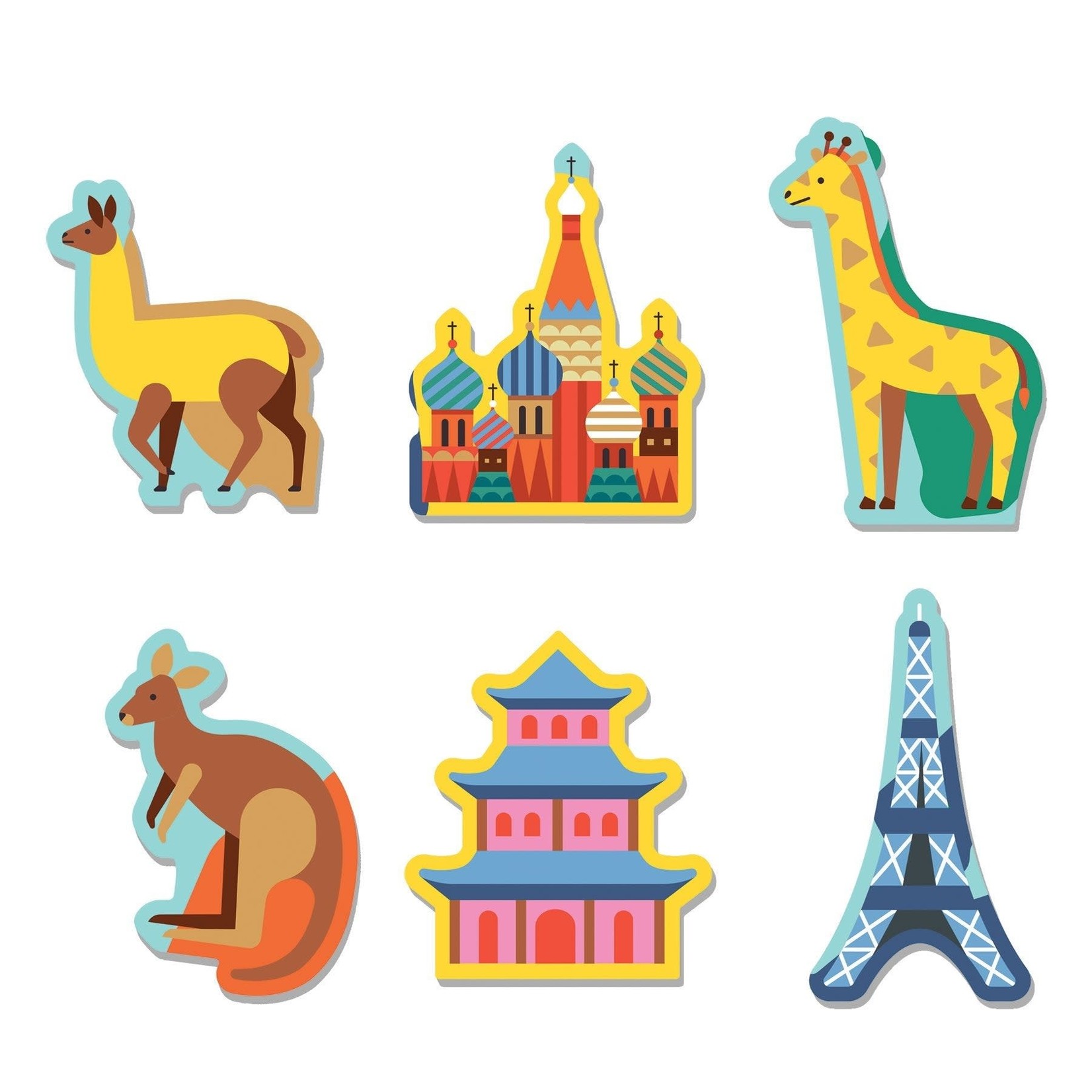 Mudpuppy Map of the World Geography Puzzle 78 Pieces