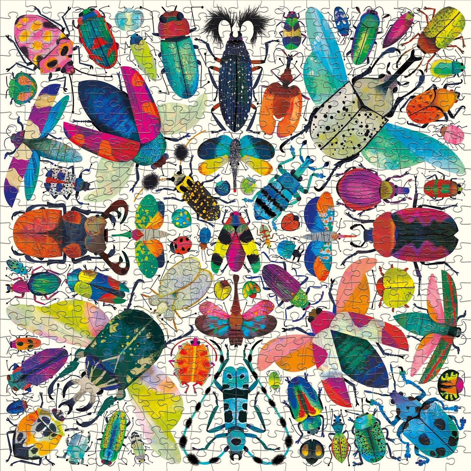 Mudpuppy Kaleido-Beetles 500 Piece Family Puzzle