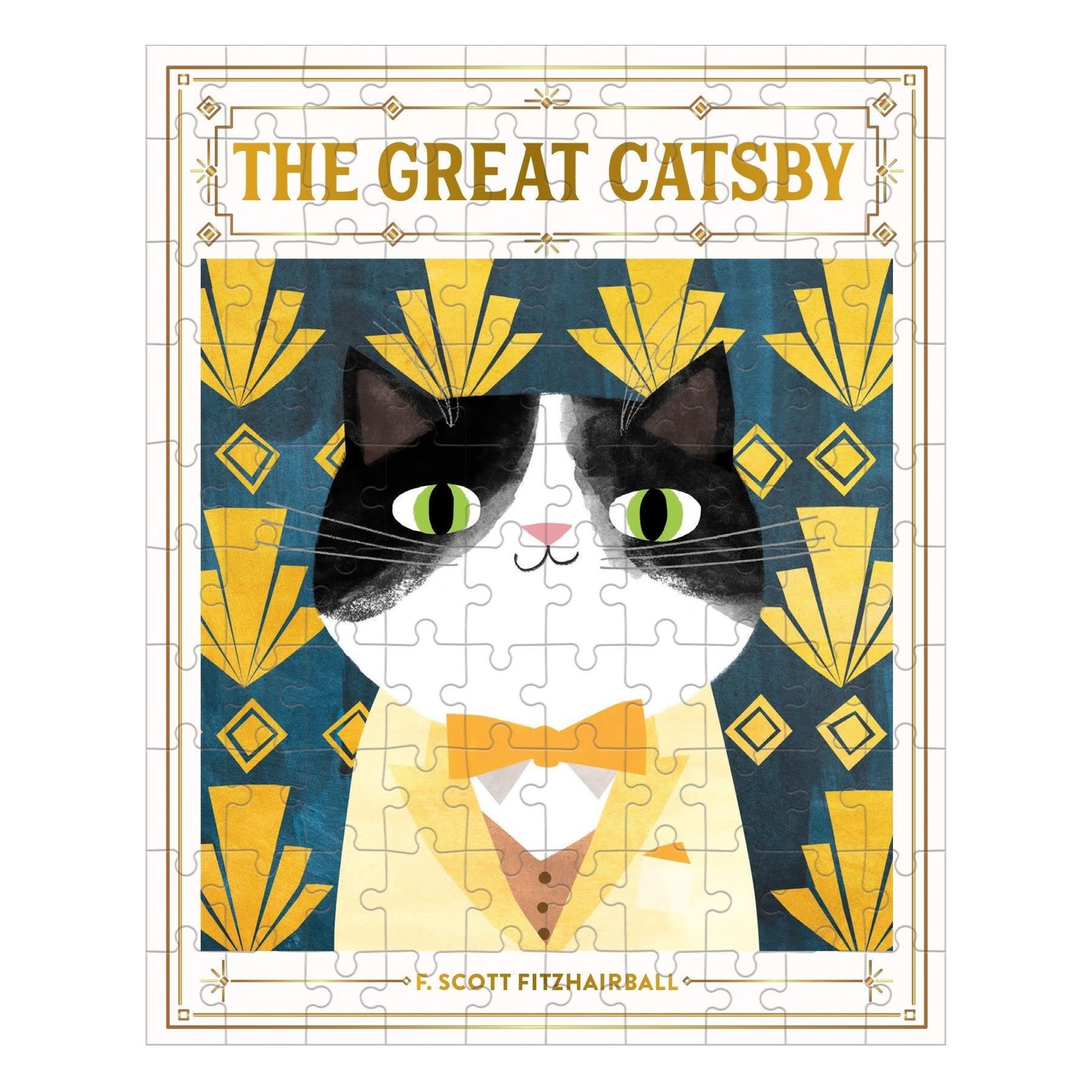 Mudpuppy Bookish Cats - The Great Catsby 100 Piece Puzzle