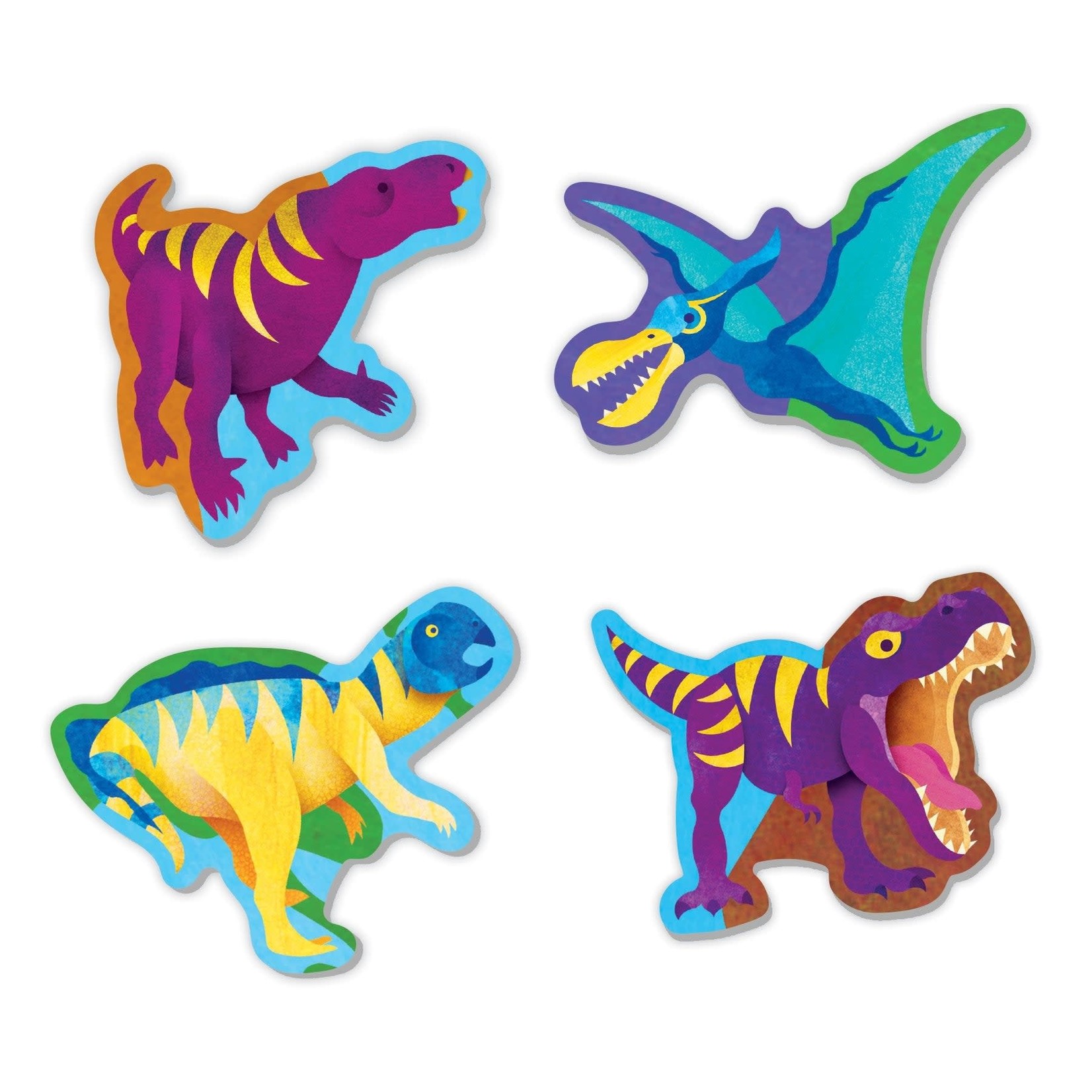 Mudpuppy Dinosaur World Geography Puzzle 80 Pieces