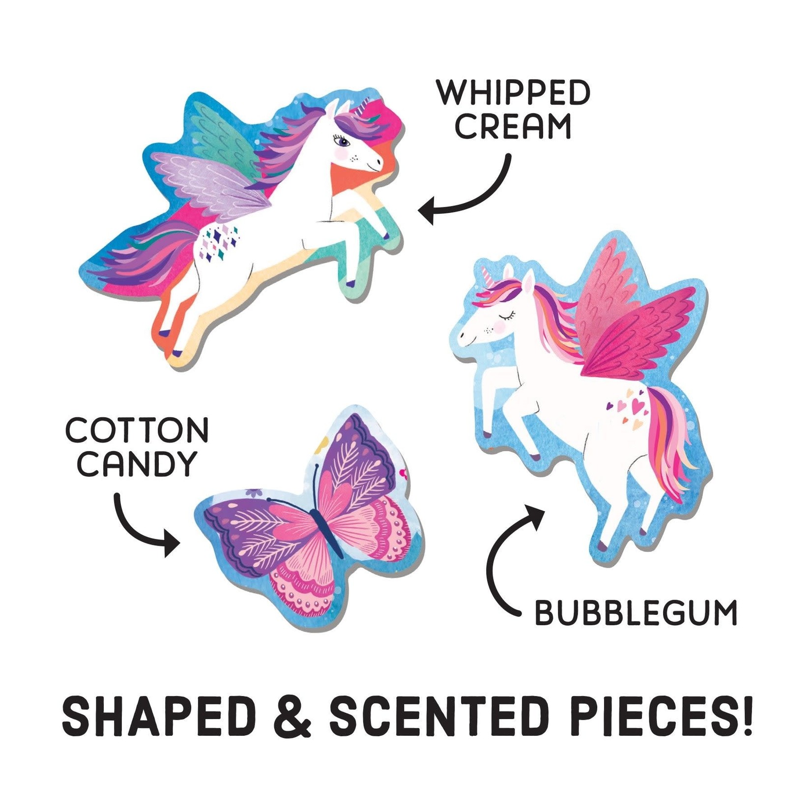 Mudpuppy Scratch and Sniff - Unicorn Dreams 60 Piece Puzzle