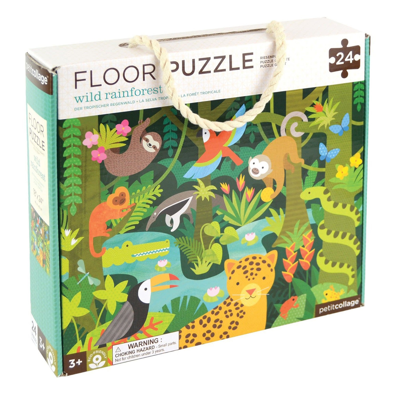 Petit Collage Wild Rainforest 24 Piece Floor Puzzle