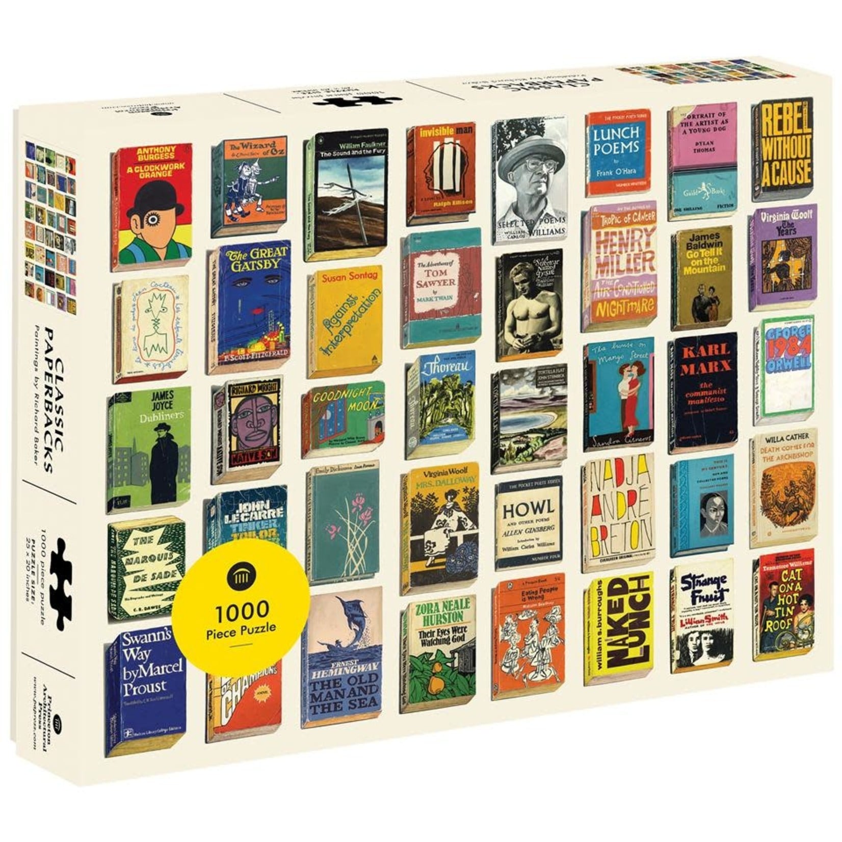 Princeton Architectural Press Classic Paperbacks 1000 Piece Puzzle