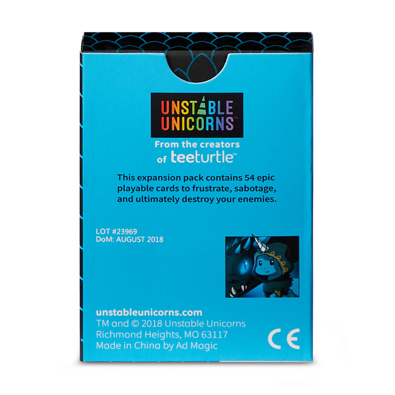 Tee Turtle Unstable Unicorns: Dragons Expansion