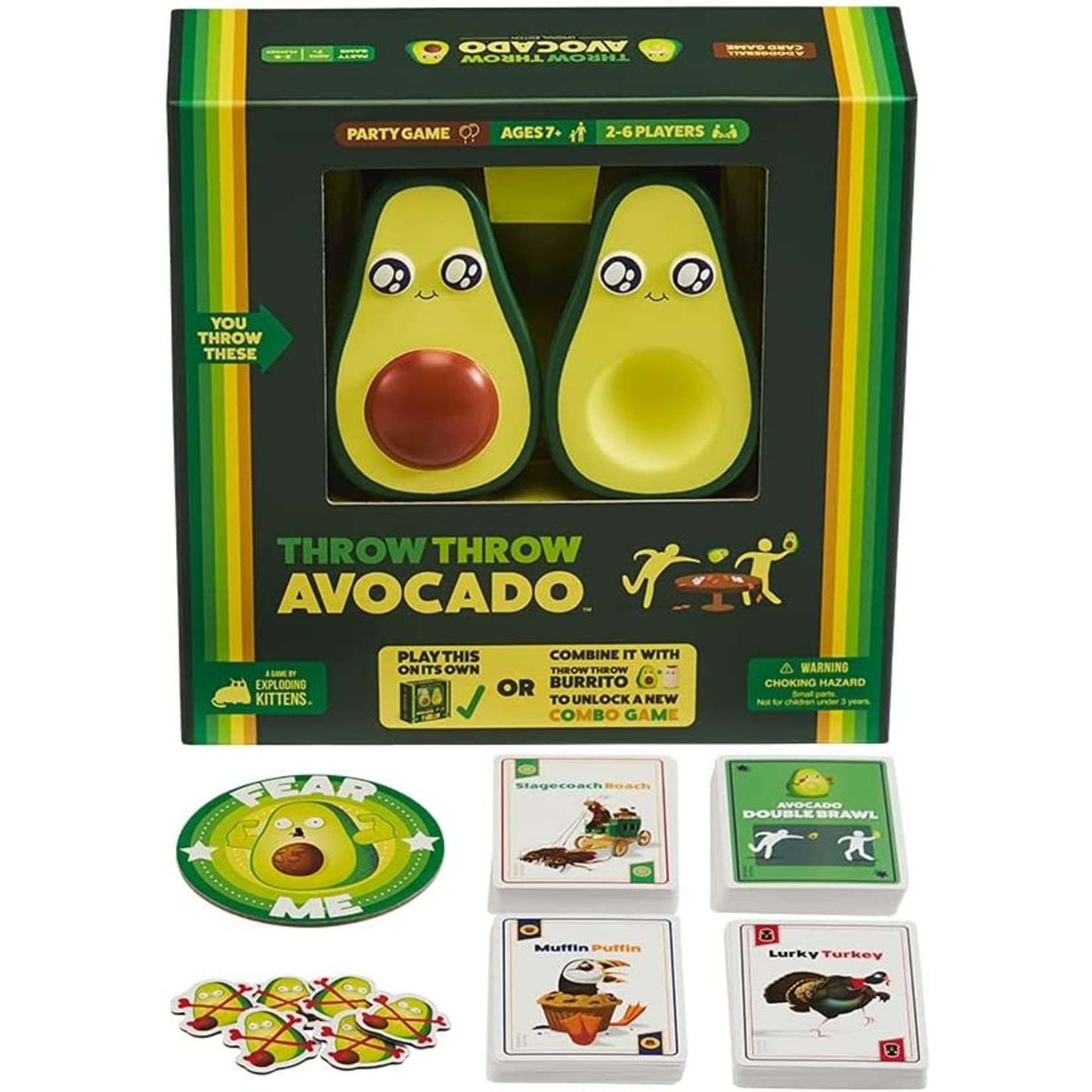 Exploding Kittens Throw Throw Avocado