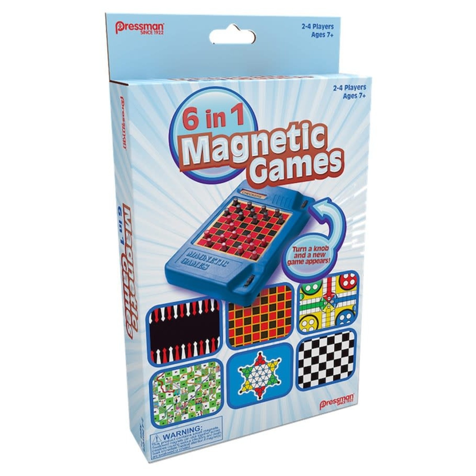 Pressman 6 in 1 Travel Magnetic Games