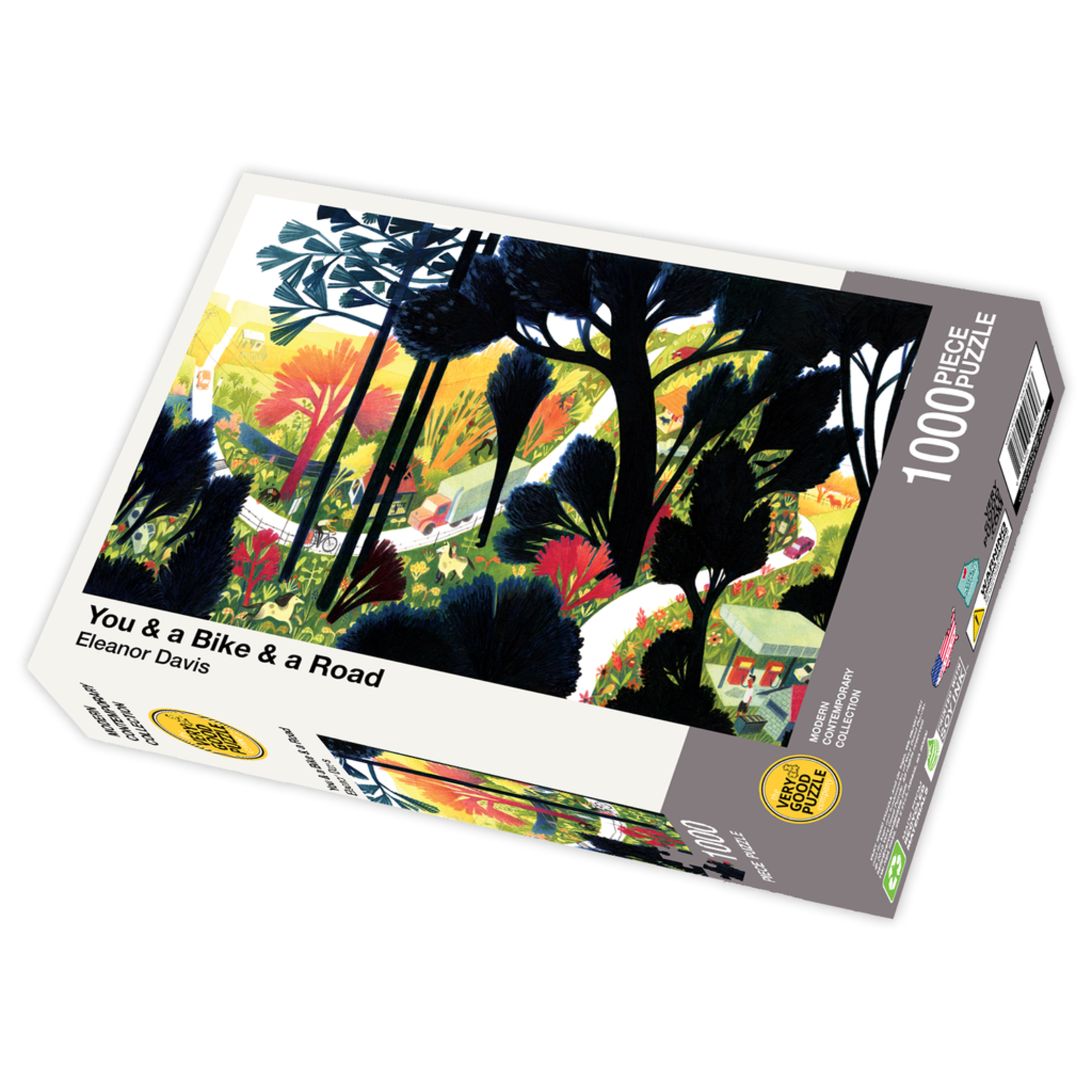Very Good Puzzle You & a Bike & a Road 1000 Piece Puzzle