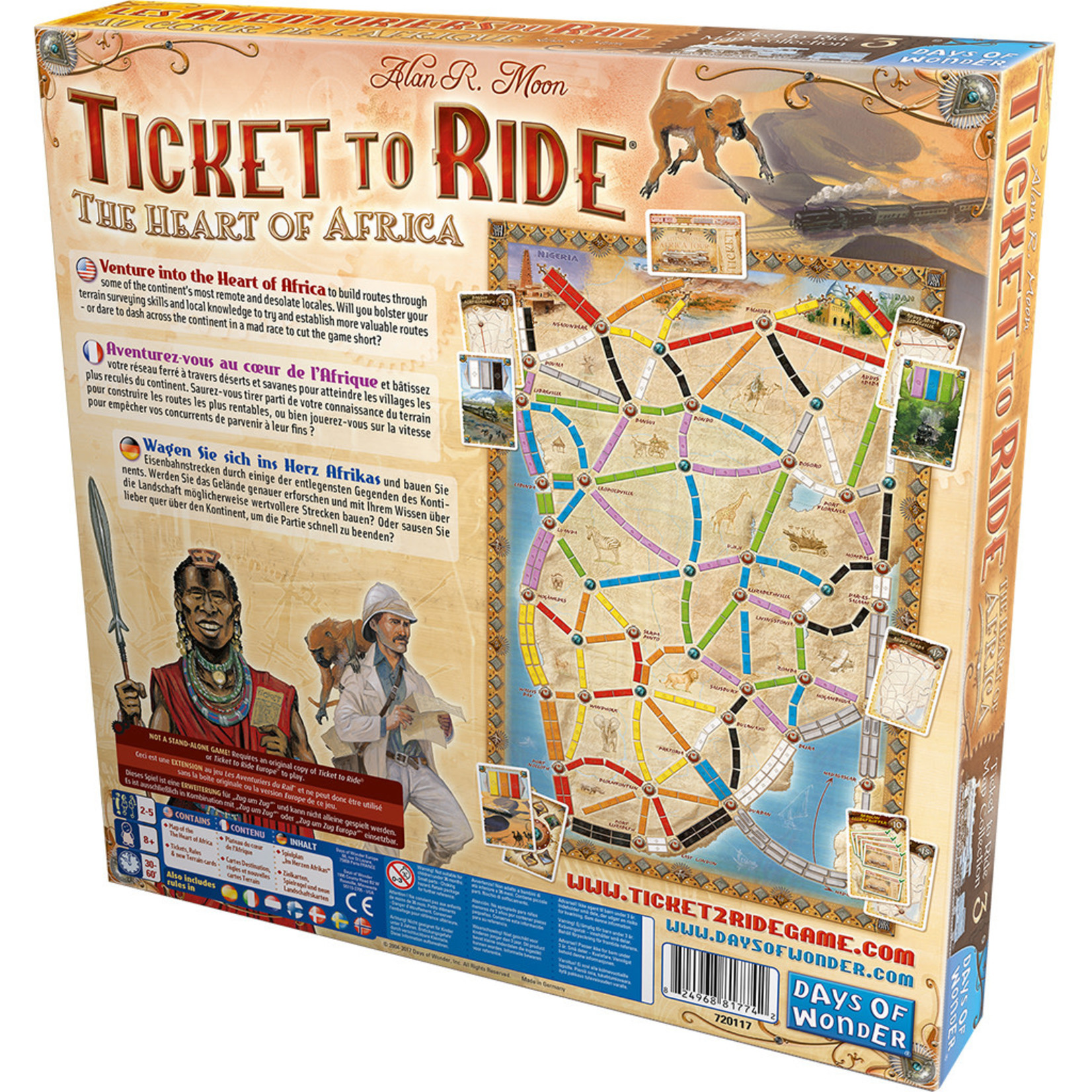 Days of Wonder Ticket to Ride: Map Collection 3 - Africa