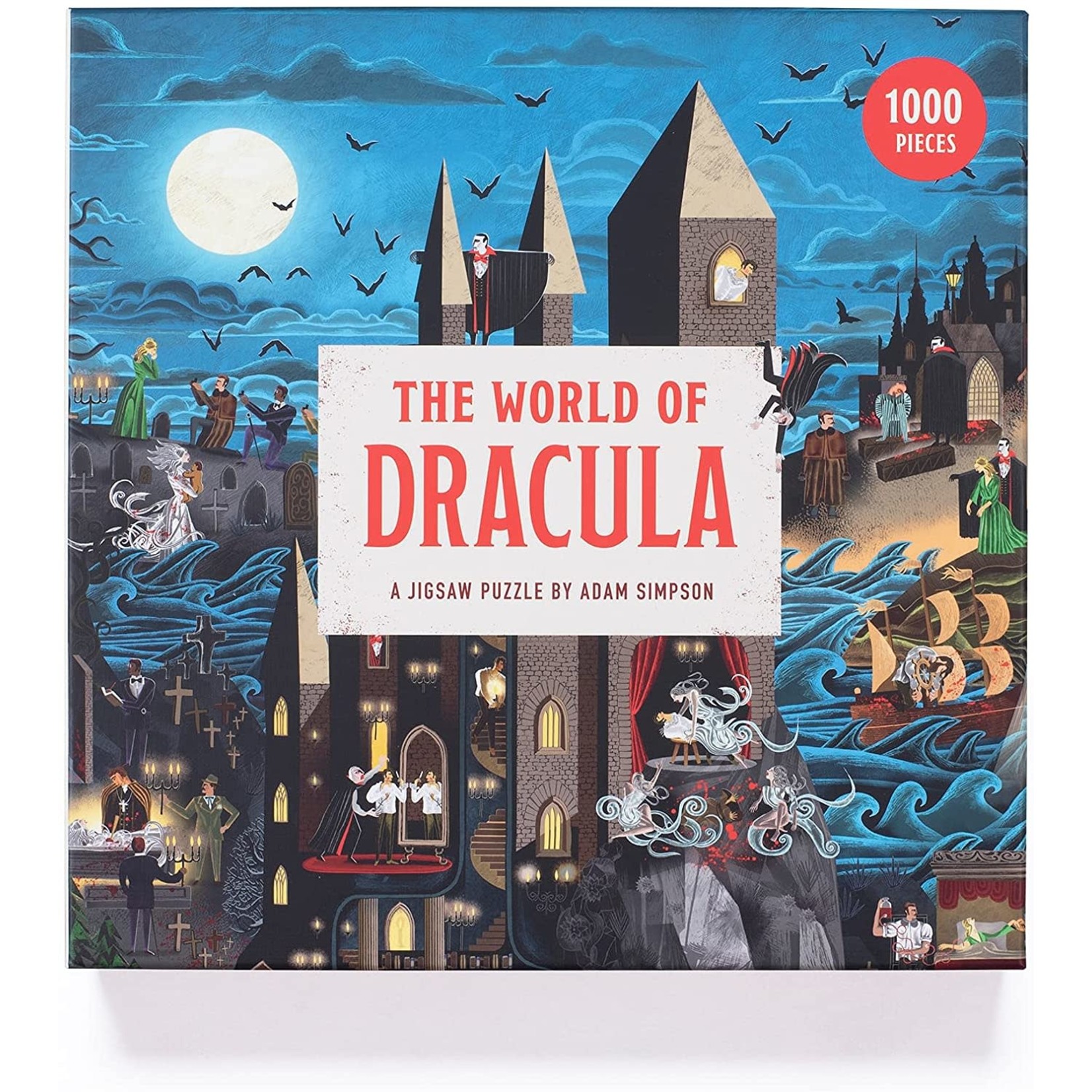 Laurence King The World of Dracula 1000 Piece Jigsaw Puzzle