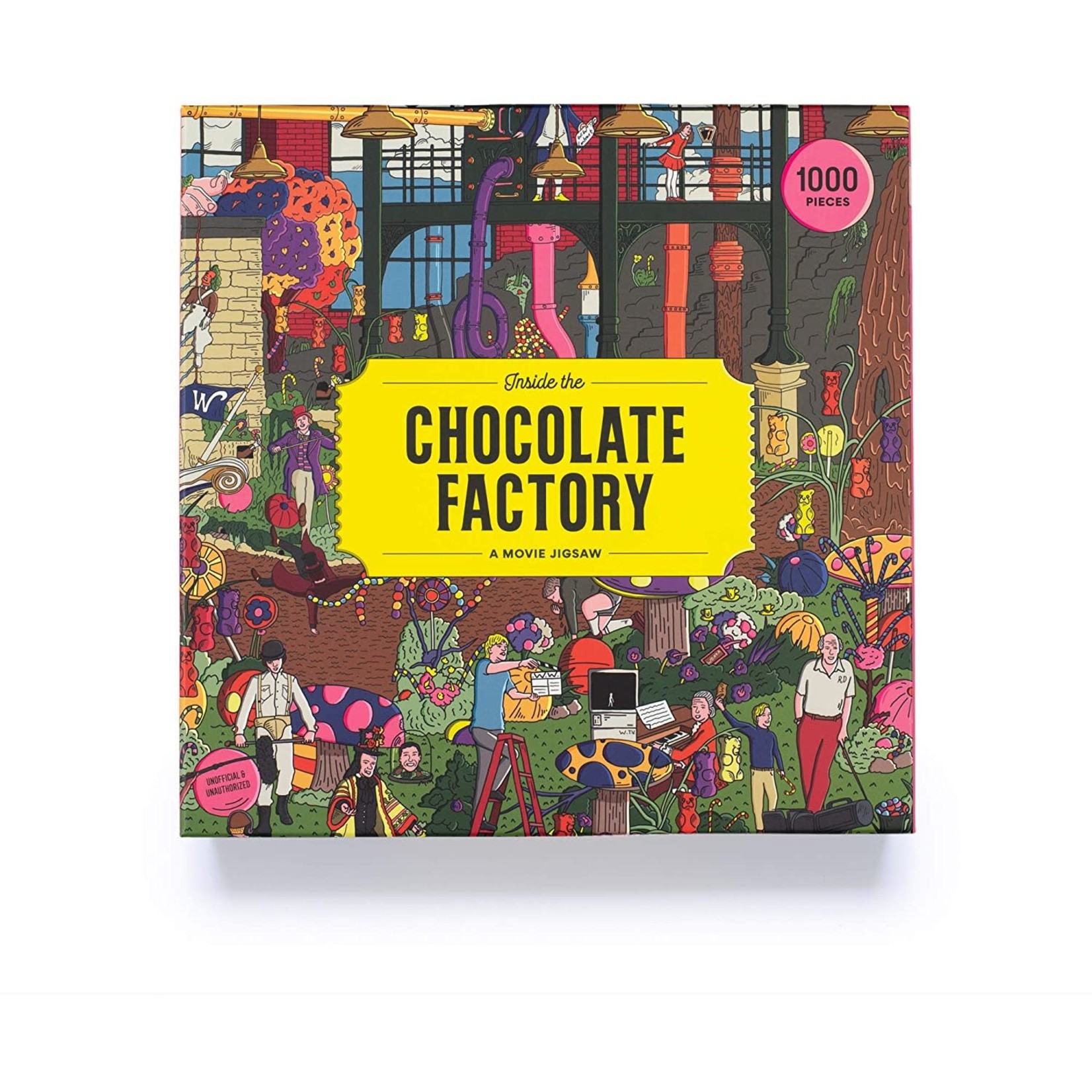 Laurence King Inside the Chocolate Factory 1000 Piece Movie Jigsaw Puzzle
