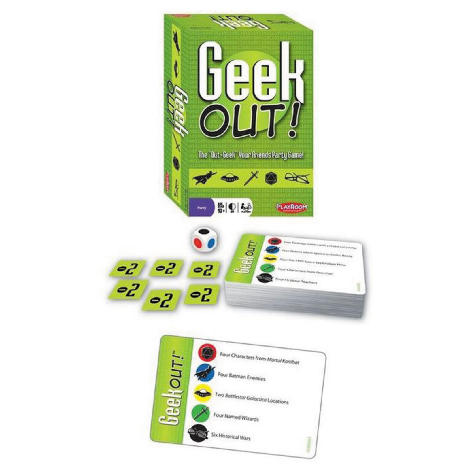 Ultra Pro International Geek Out! Trivia Party Game