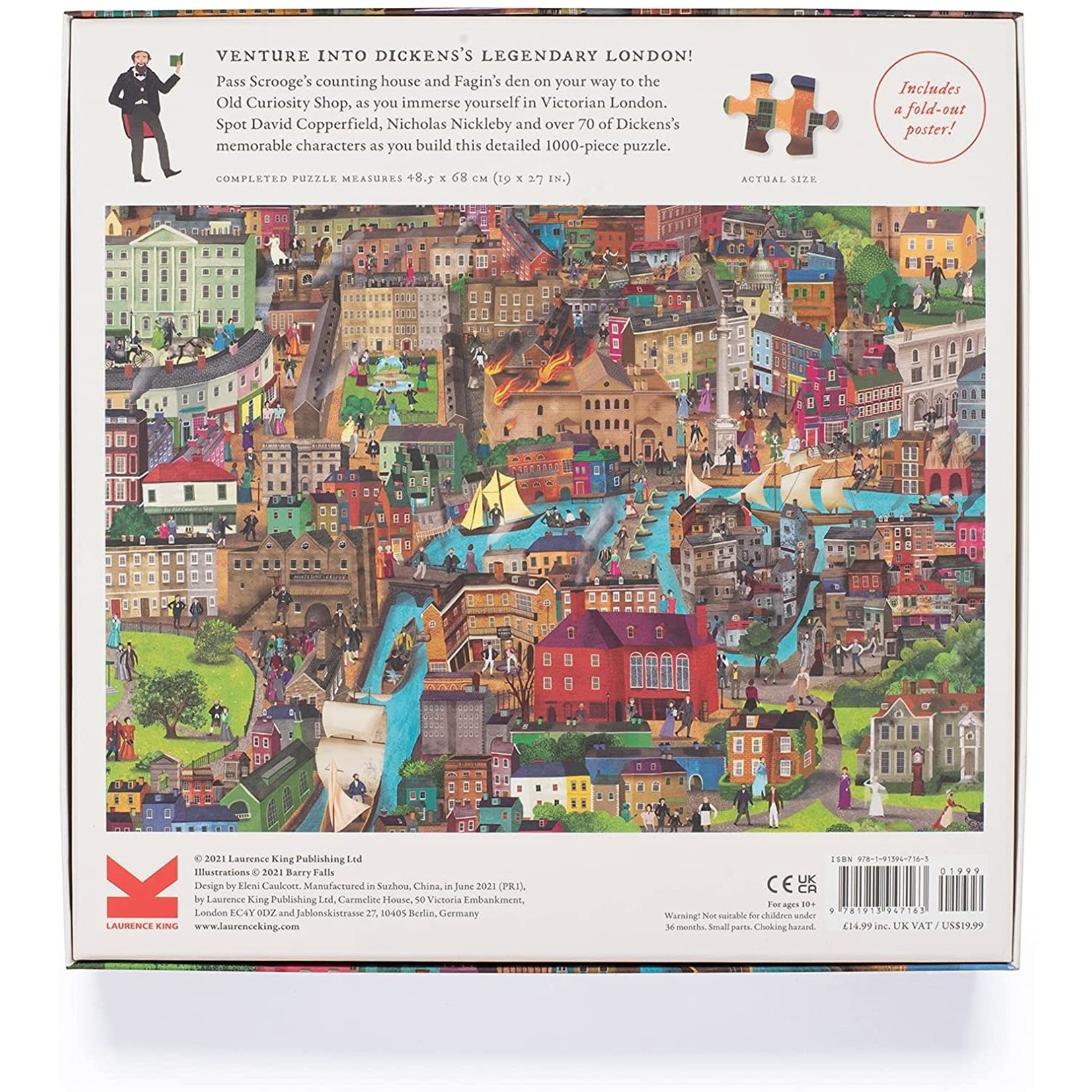 Laurence King The World of Charles Dickens 1000 Piece Jigsaw Puzzle