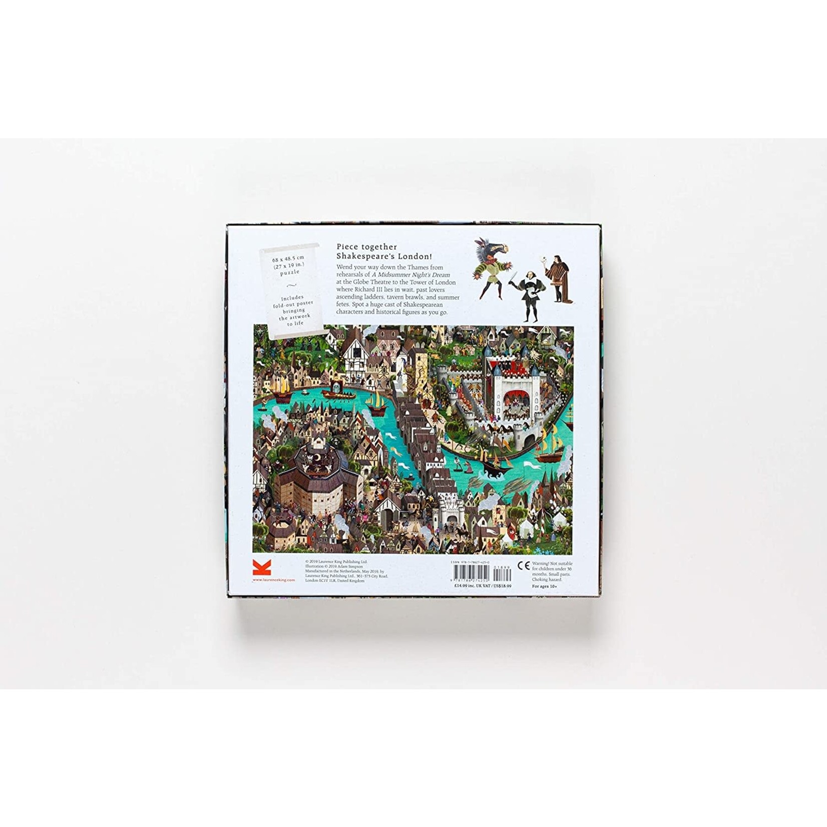 Laurence King The World of Shakespeare 1000 Piece Jigsaw Puzzle