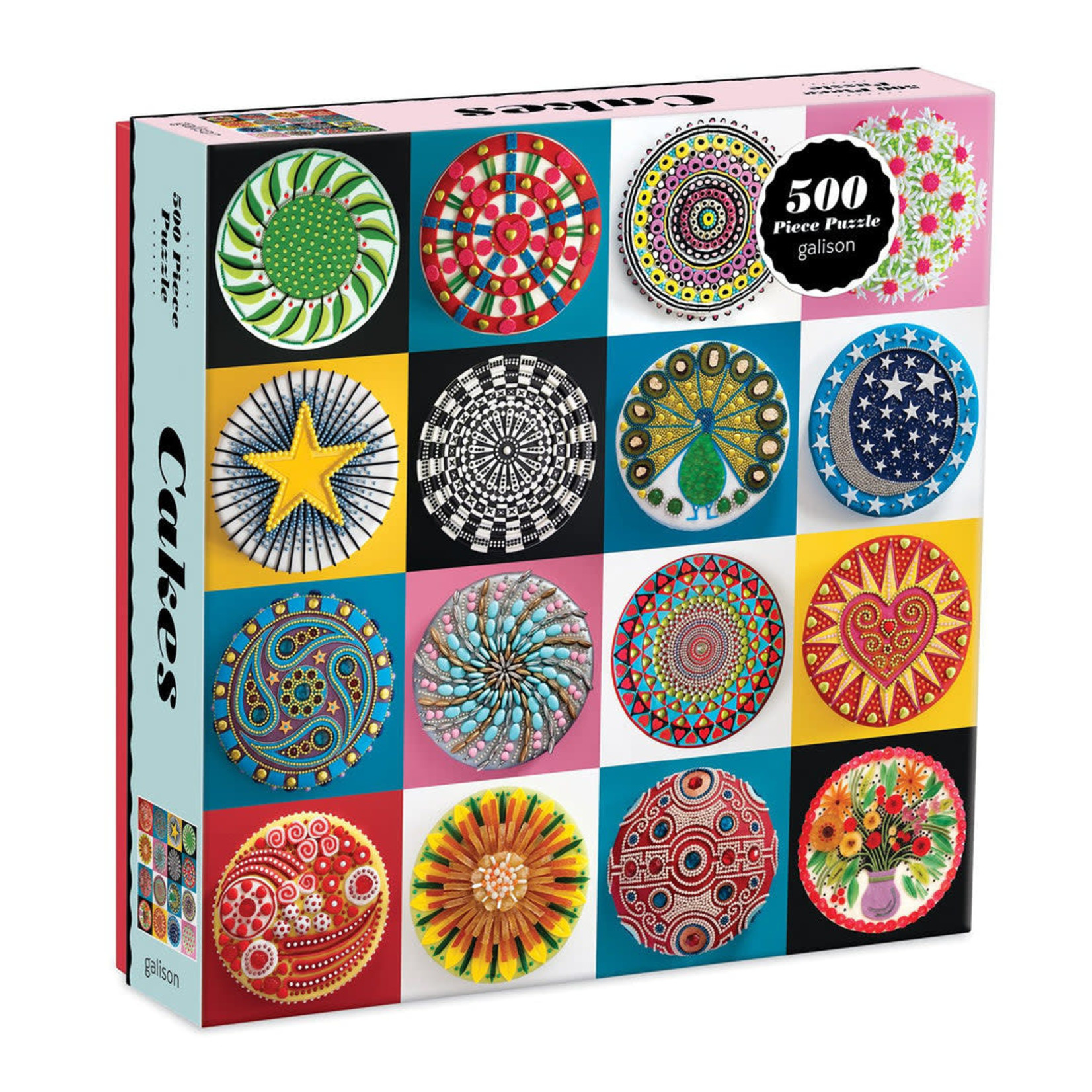 galison Cakes 500 Piece Jigsaw Puzzle
