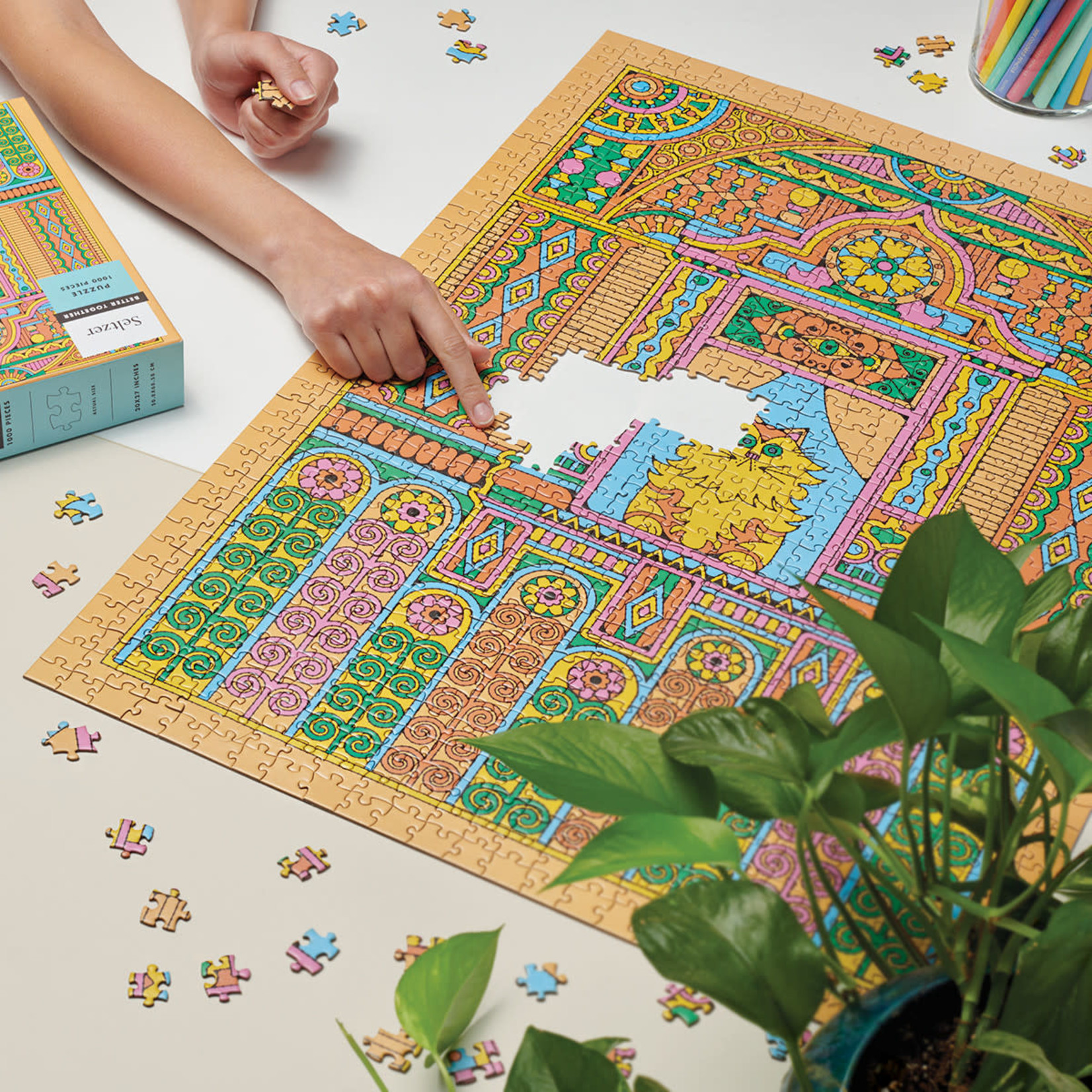 Seltzer Goods House Cat 1000 Piece Puzzle