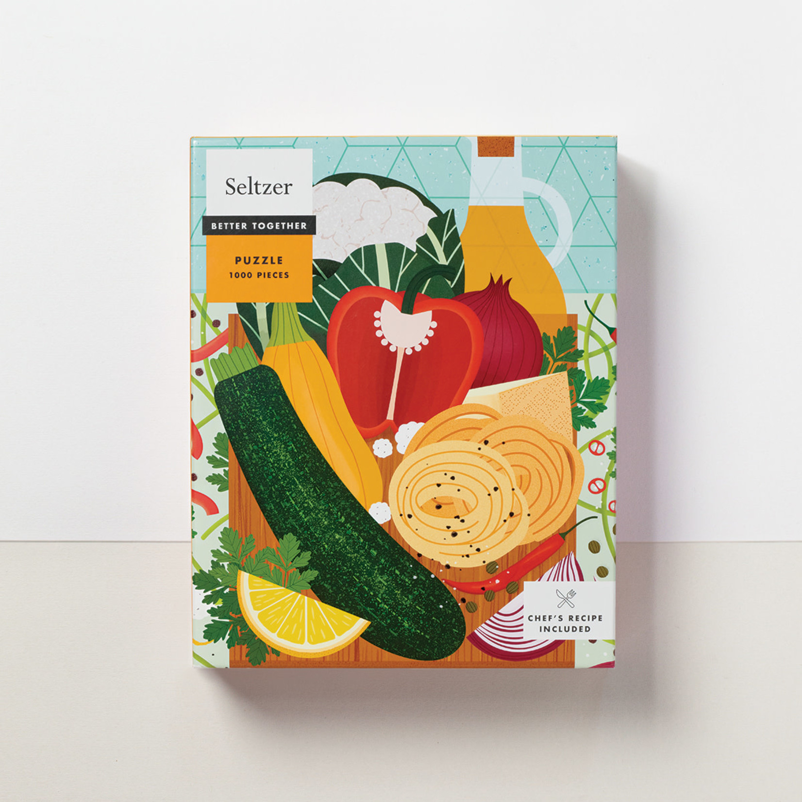 Seltzer Goods Veggie Recipe 1000 Piece Puzzle