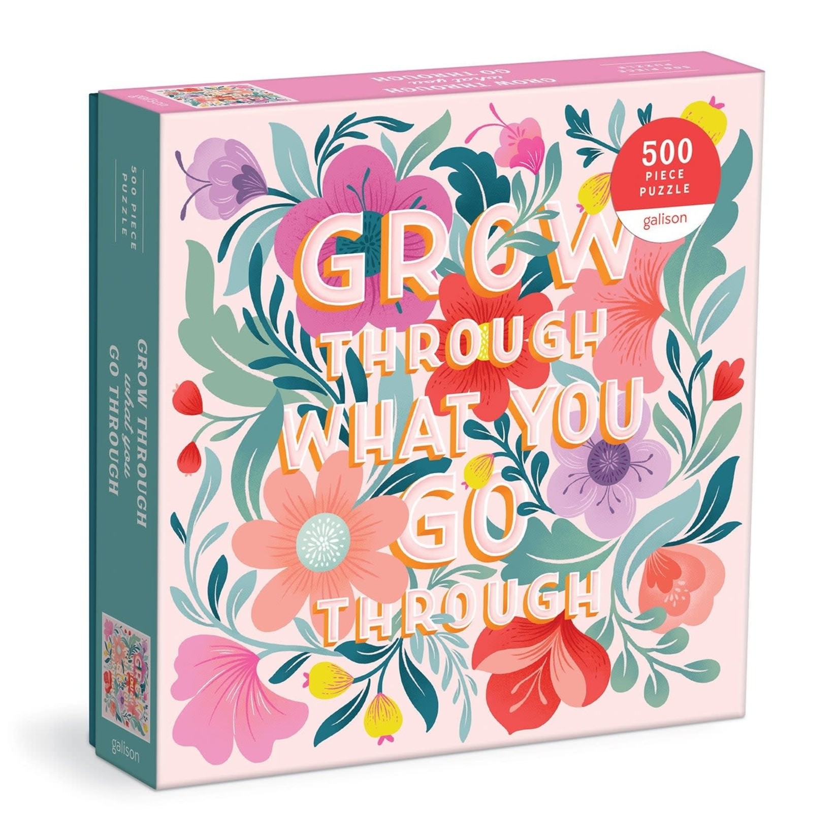galison Grow Through 500 Piece Jigsaw Puzzle