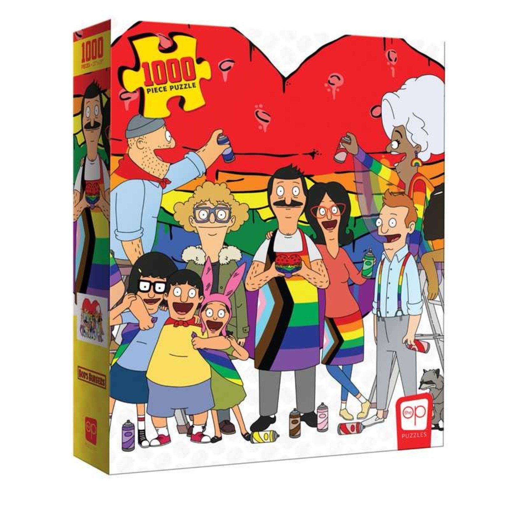 The Op Bob S Burgers Pride 1000 Piece Puzzle Puddletown Games Puzzles