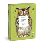 galison Woodland Owl 250 Piece Wood Puzzle