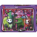 Heye Cool Cattle - Striped Cows 1000 Piece Puzzle